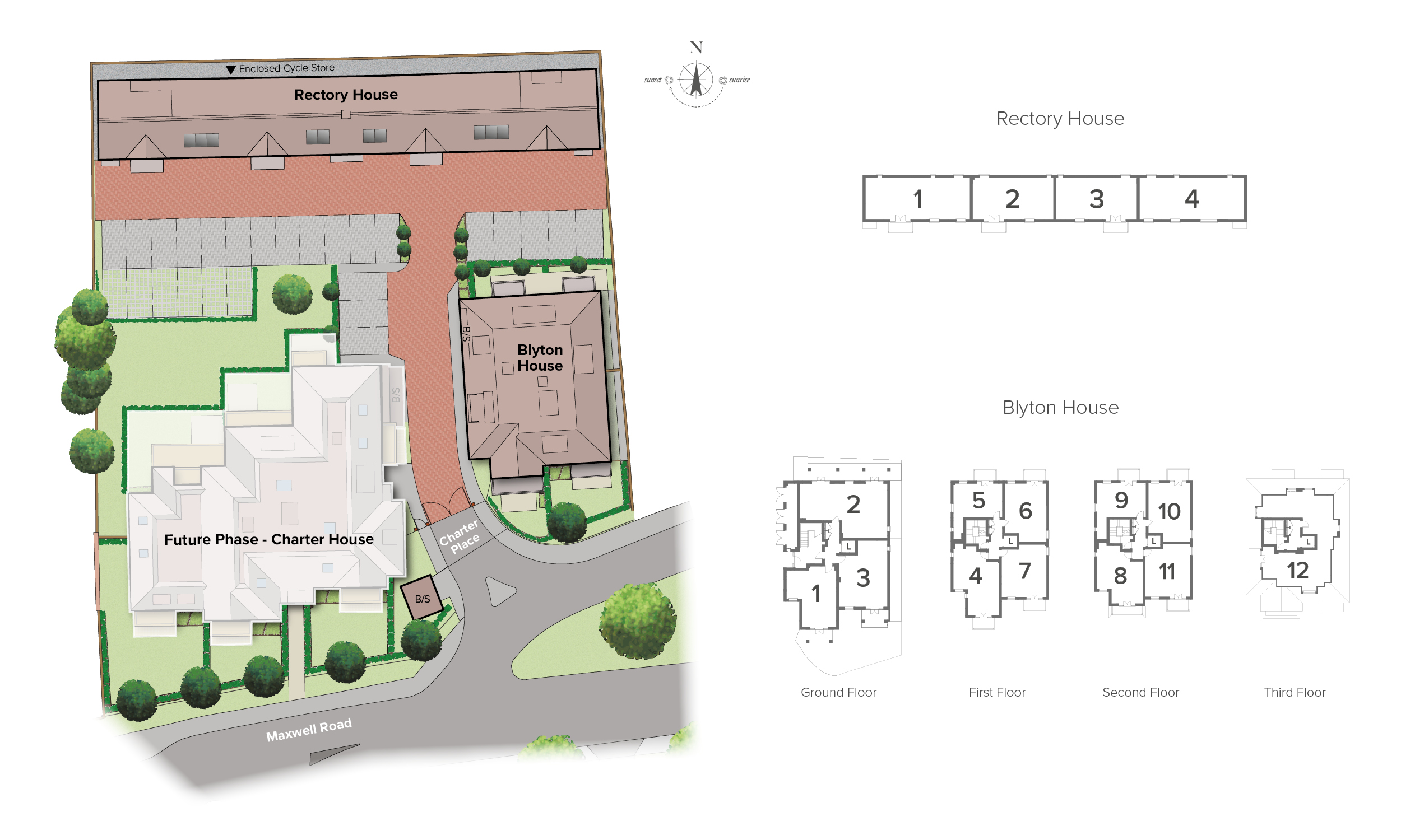 Plot 34 Charter Place, Rectory House, 3, Maxwell Road, Beaconsfield floorplan