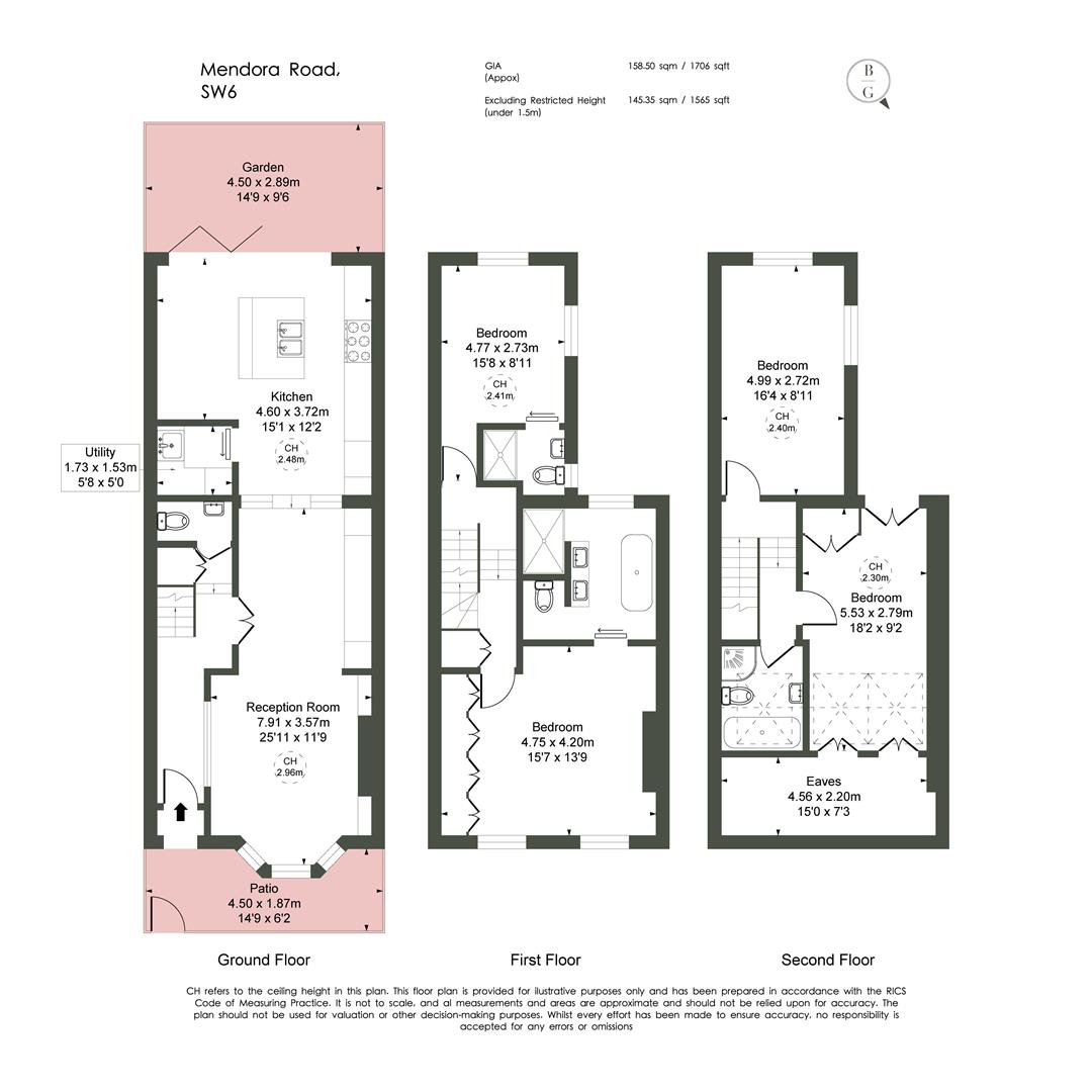 26, Mendora Road, Fulham floorplan