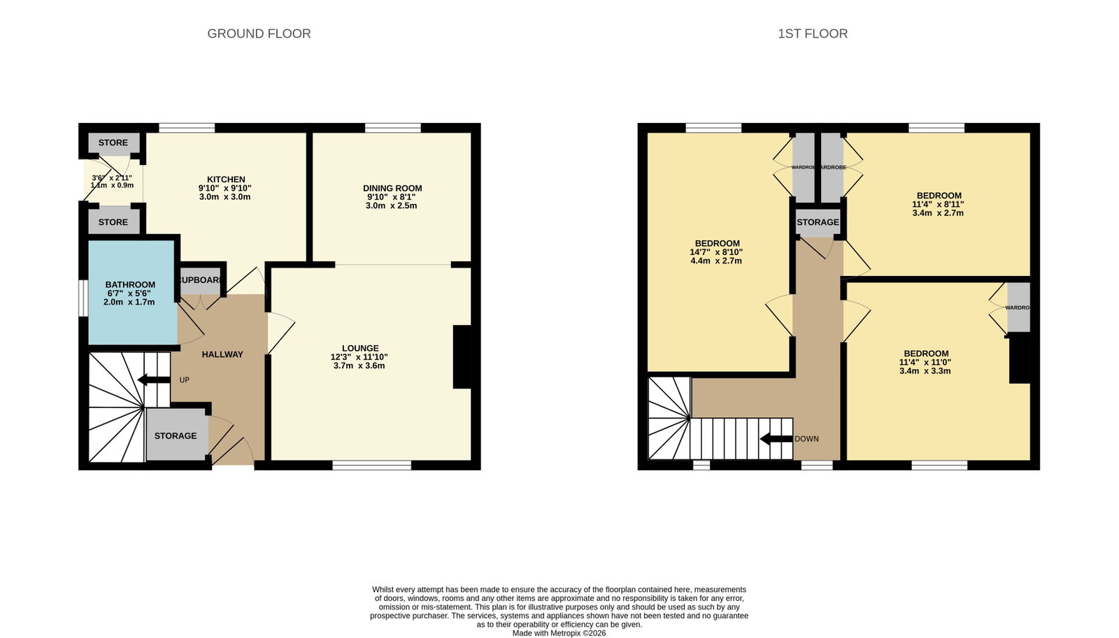 8, Russell Avenue, Bathgate floorplan