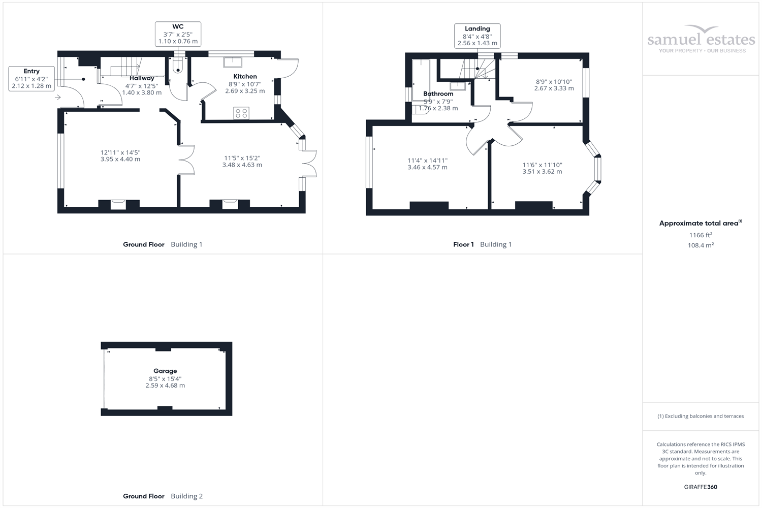 107, Clarence Avenue, New Malden floorplan