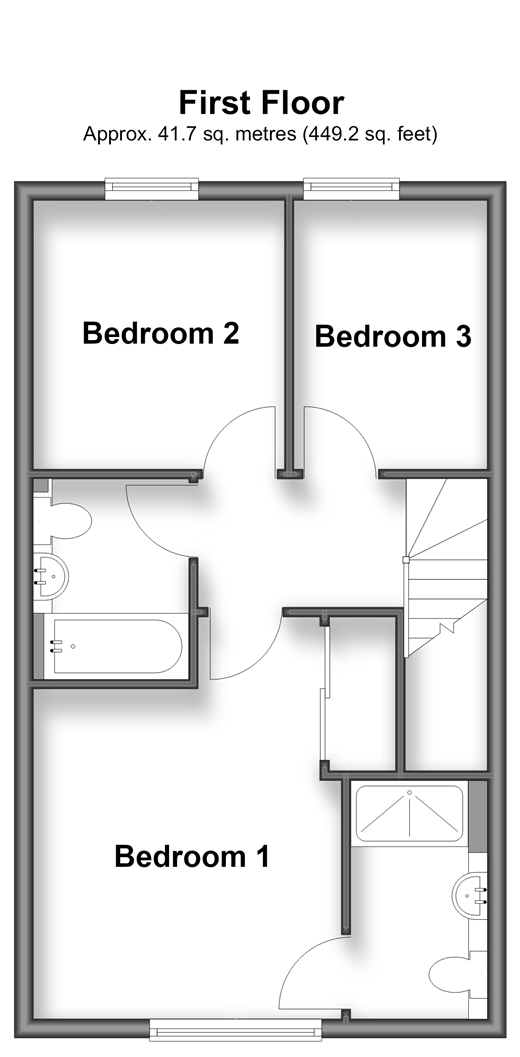Honeysuckle Way Coxheath, Maidstone floorplan