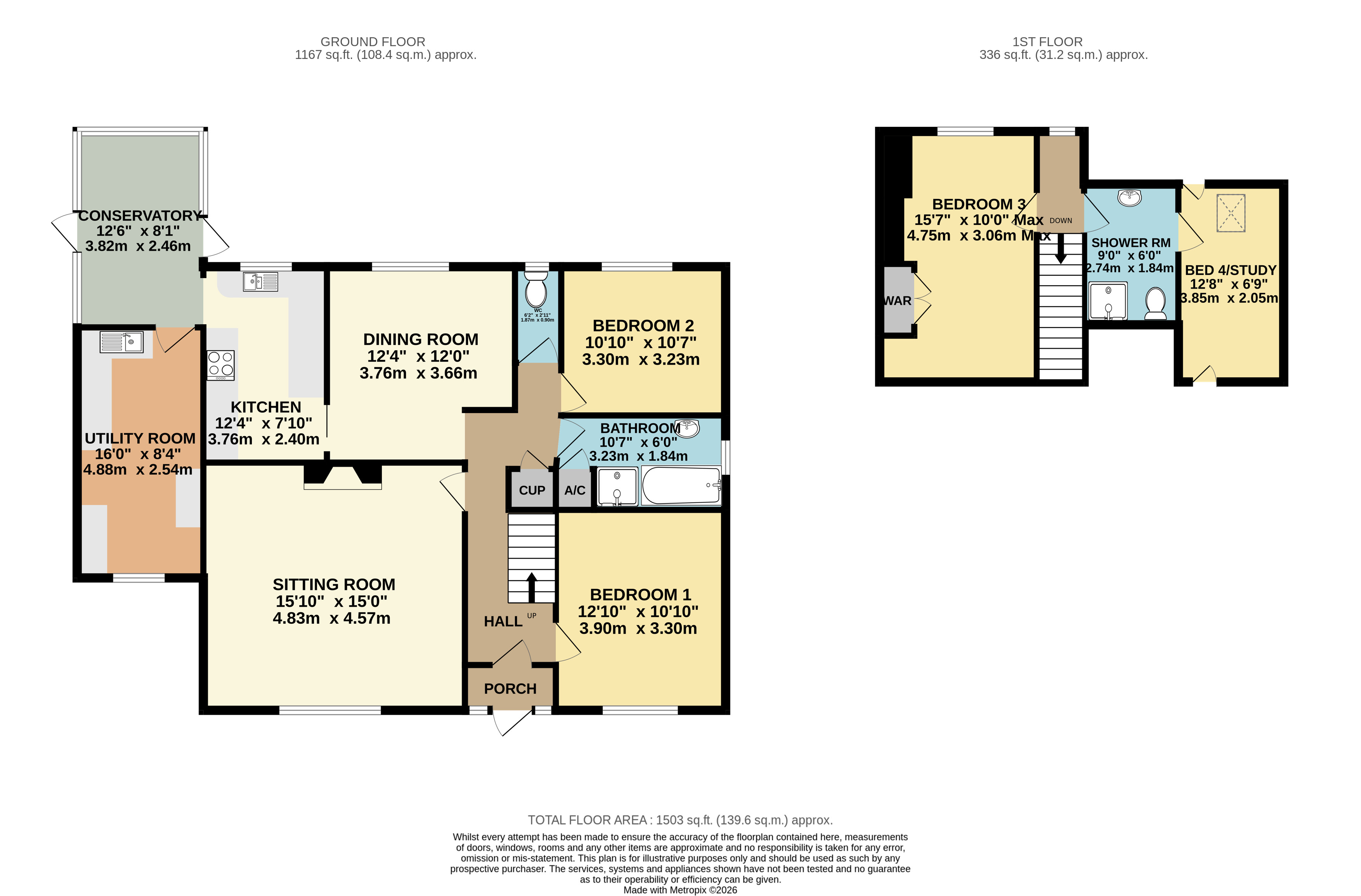 Hilbrook,, Moor Road, Somerset floorplan