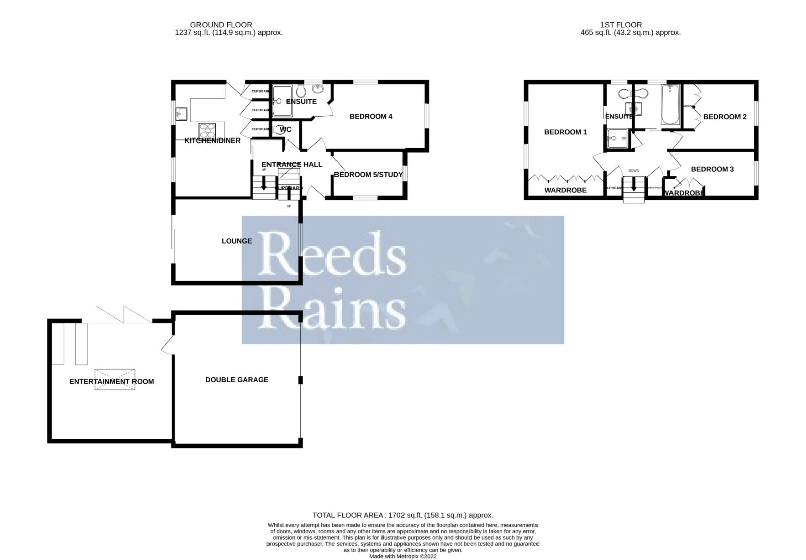 Swallow Rise, Walderslade, Chatham, Kent ME5, 5 bedroom detached house