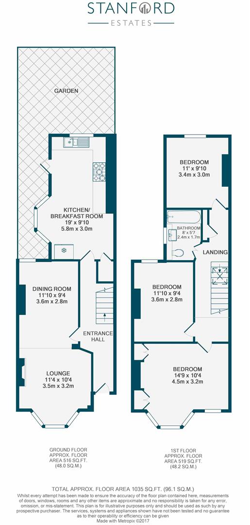 3 Bedrooms  to rent in Murillo Road, Hither Green, London SE13