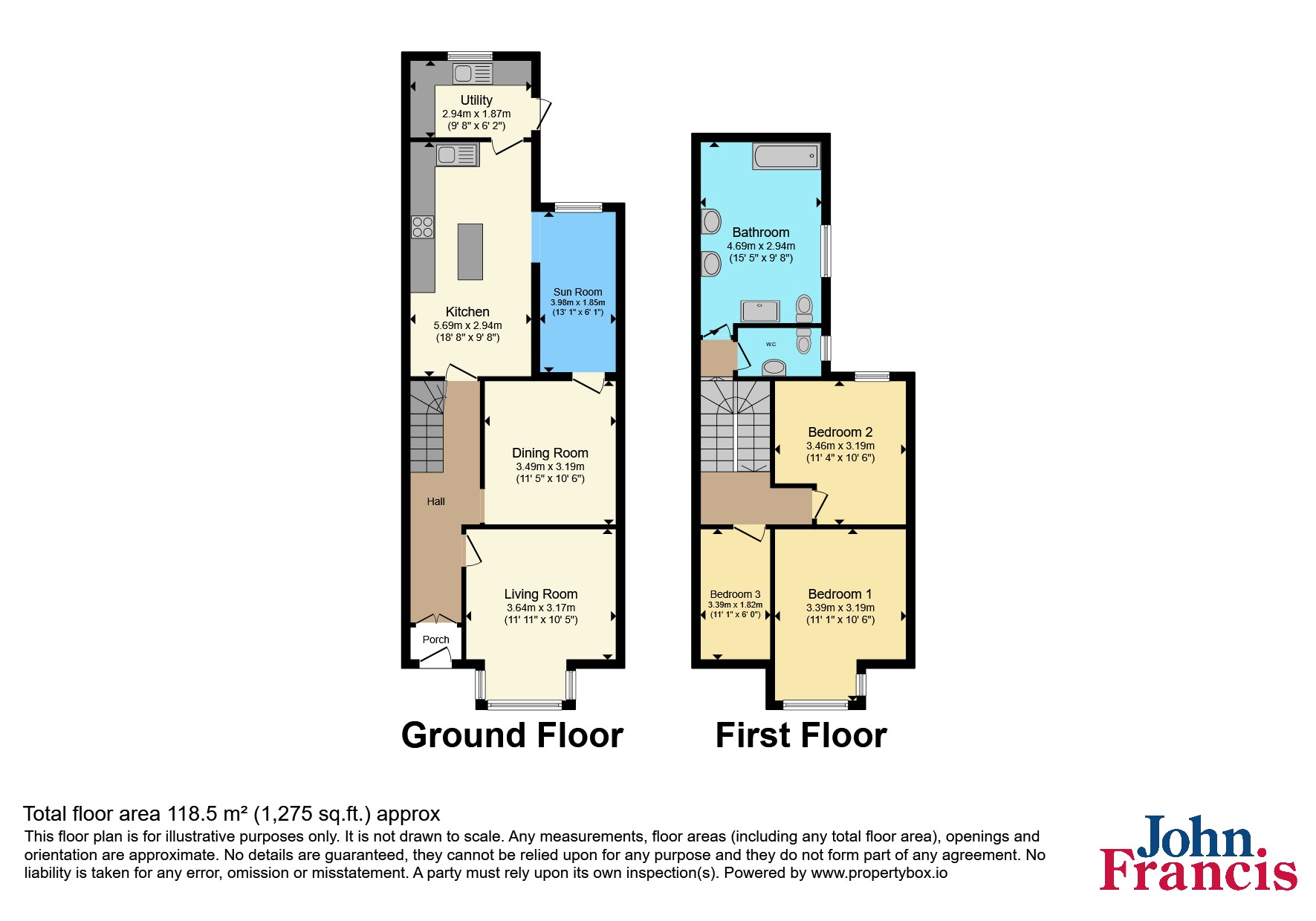 81, Great North Road, Dyfed floorplan