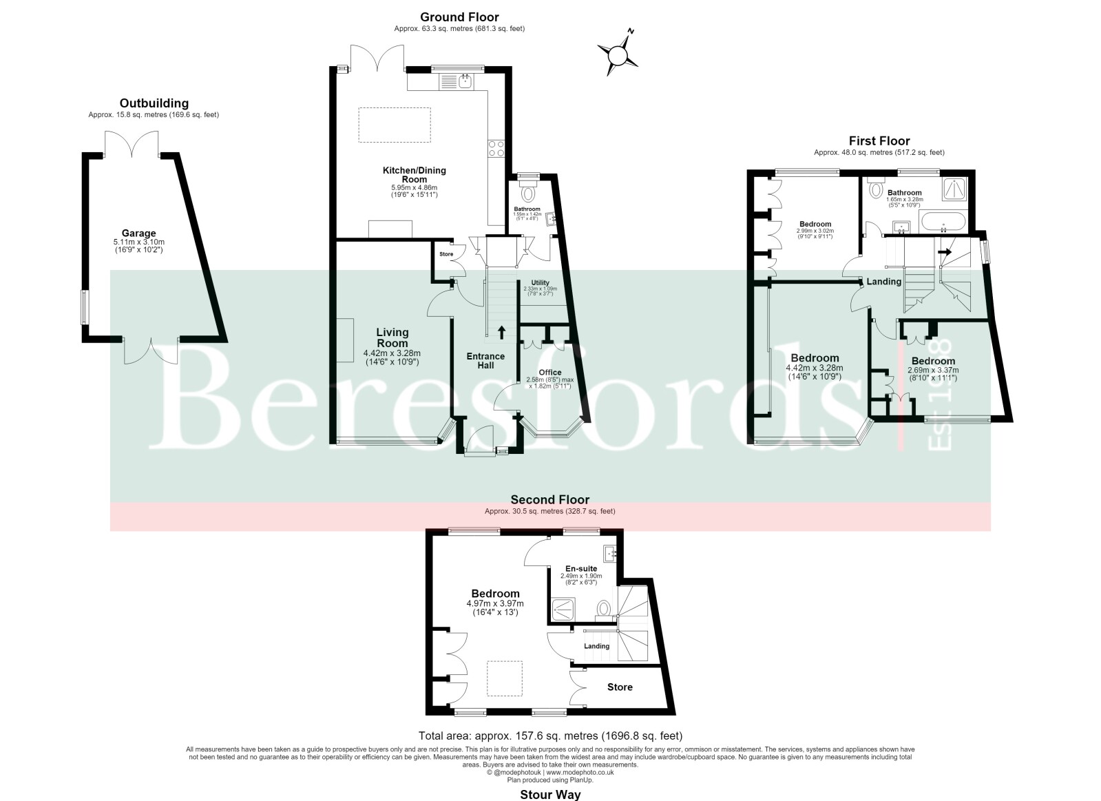 2, Stour Way, Upminster floorplan