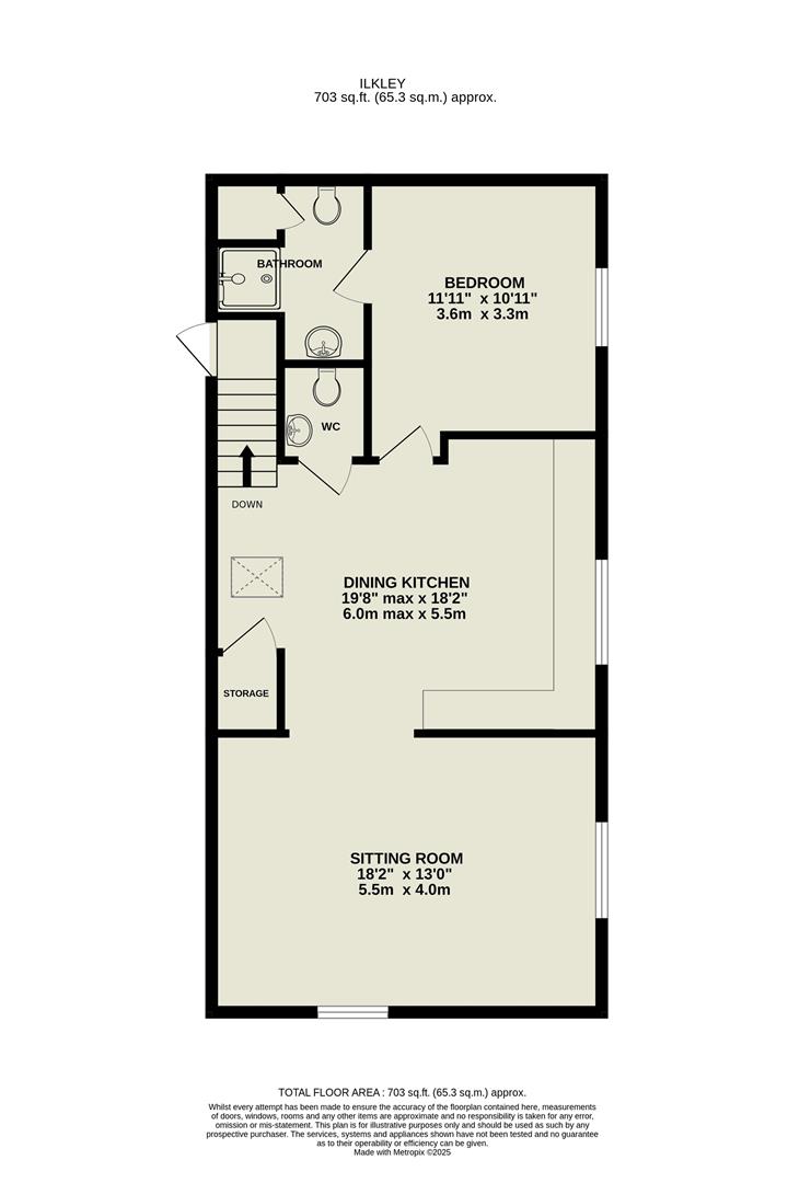 The Ilkley Suite, 12 The Crescent Apartments, Crescent Court, Ilkley floorplan