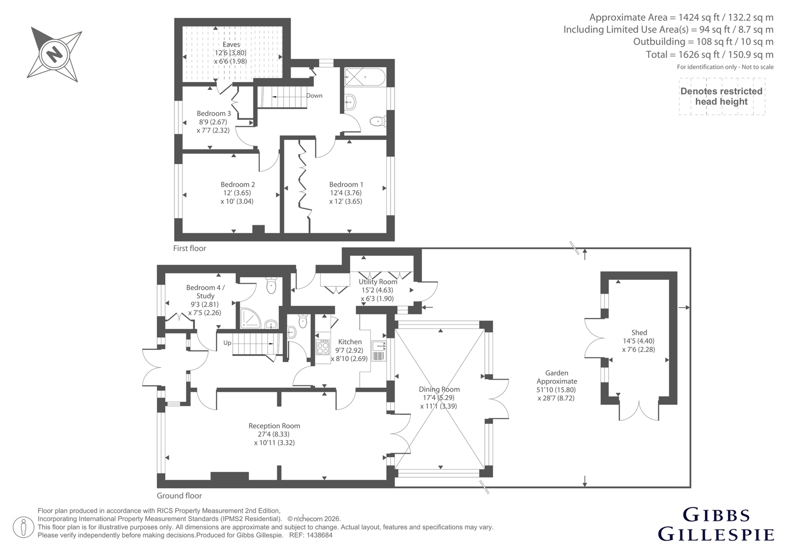 19, Cedar Avenue, Middlesex floorplan