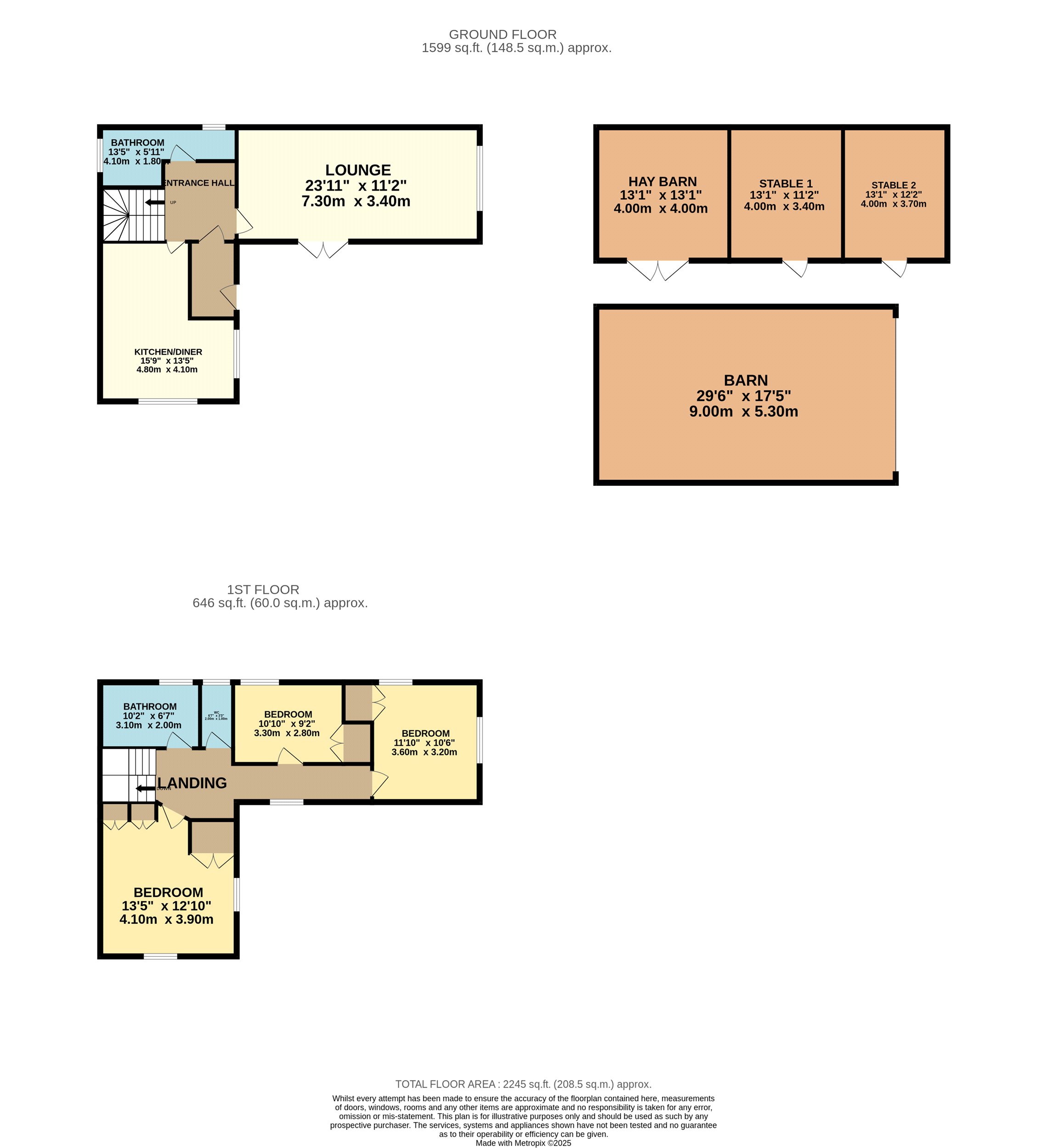 Watermeadows,, Halgavor Lane, Cornwall floorplan