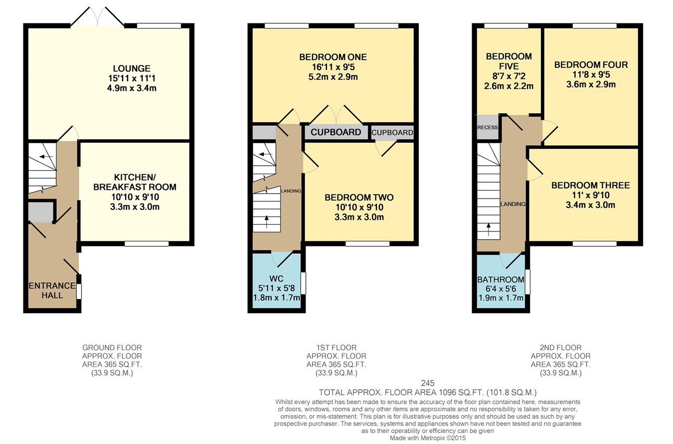 5 Bedrooms Town house to rent in Ladyshot, Harlow CM20