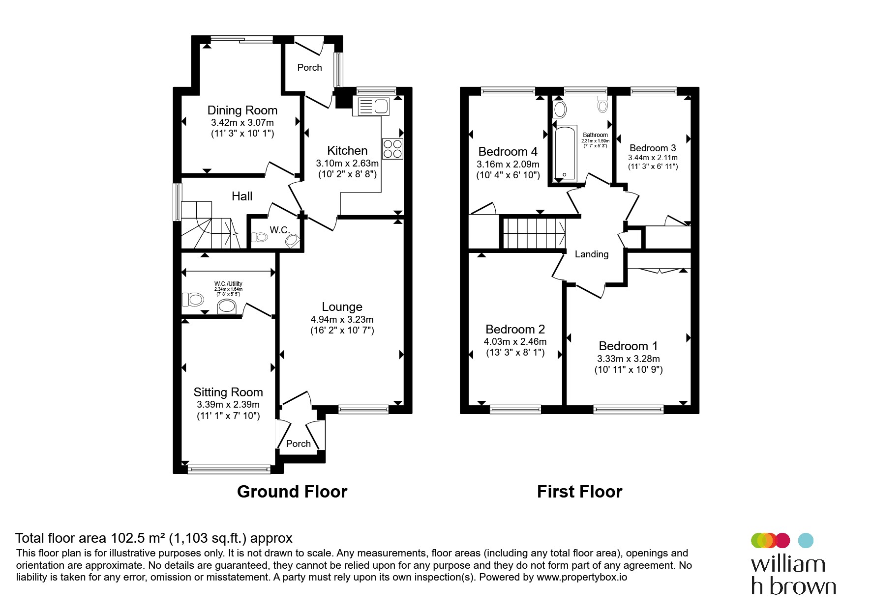 22, Gaunt Drive, ROTHERHAM floorplan
