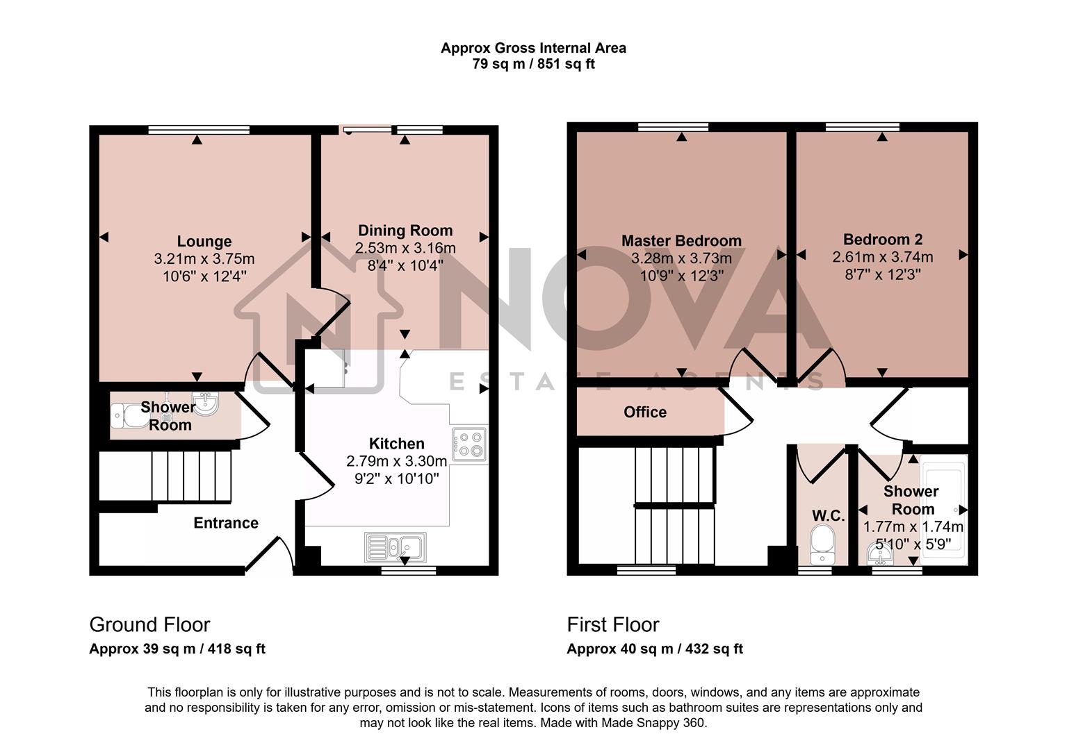 10, Albion Court, Luton floorplan