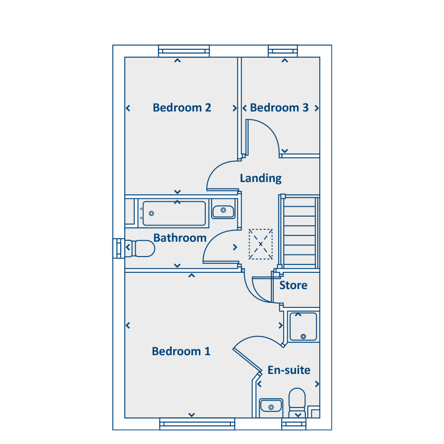 Plot 358, Foxby Lane, Gainsborough floorplan