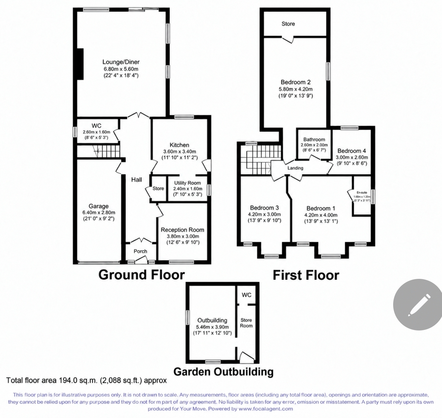 Holtwood Road, Plymouth floorplan