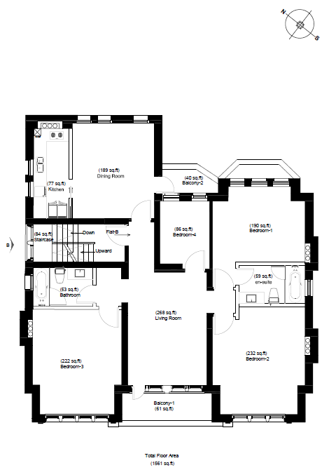 92B,, Banbury Road, Oxfordshire floorplan