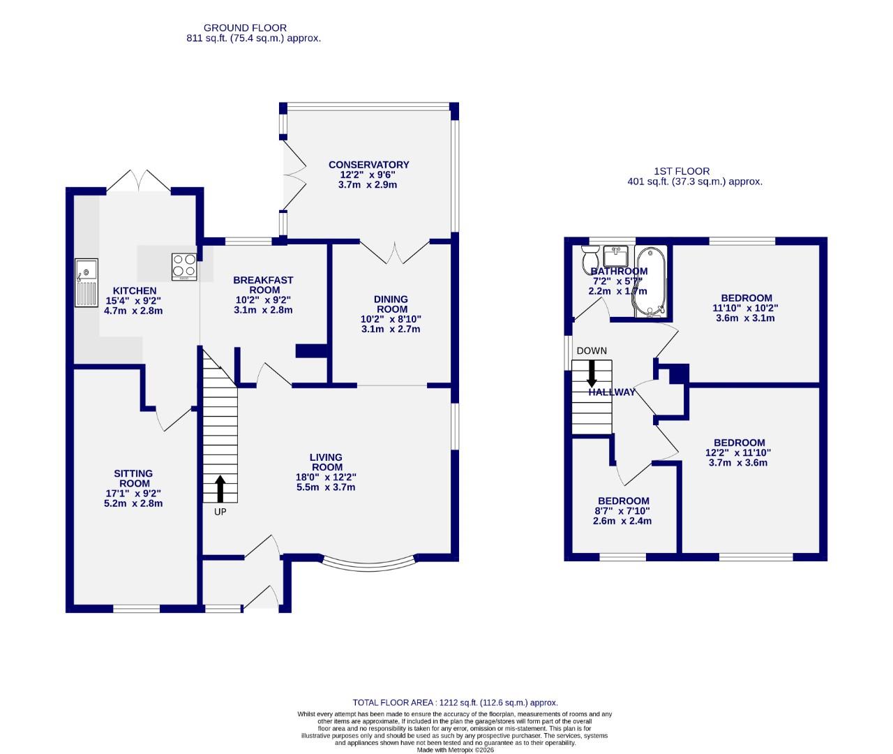 6, Mount Park, York floorplan