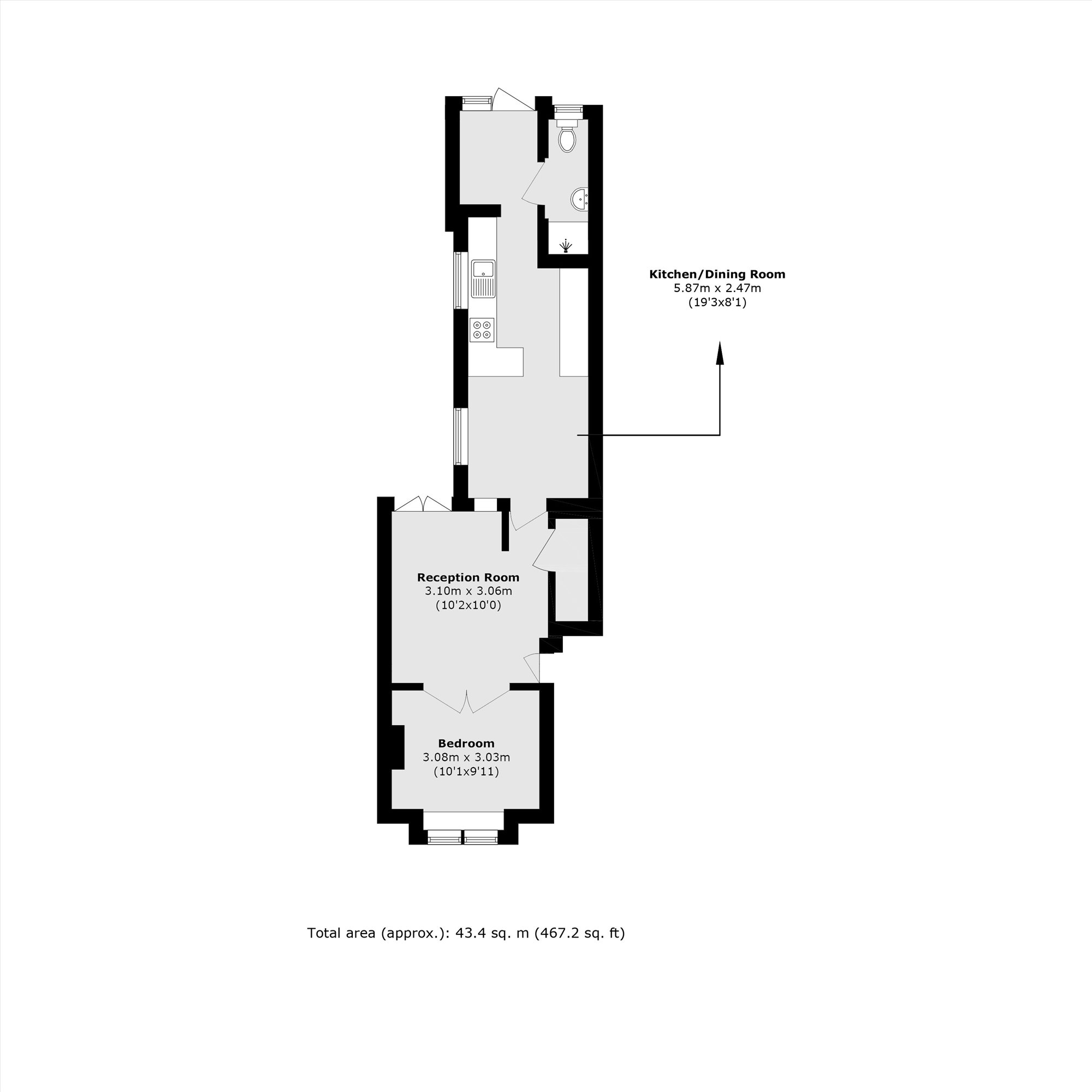 Campbell Road, Twickenham floorplan