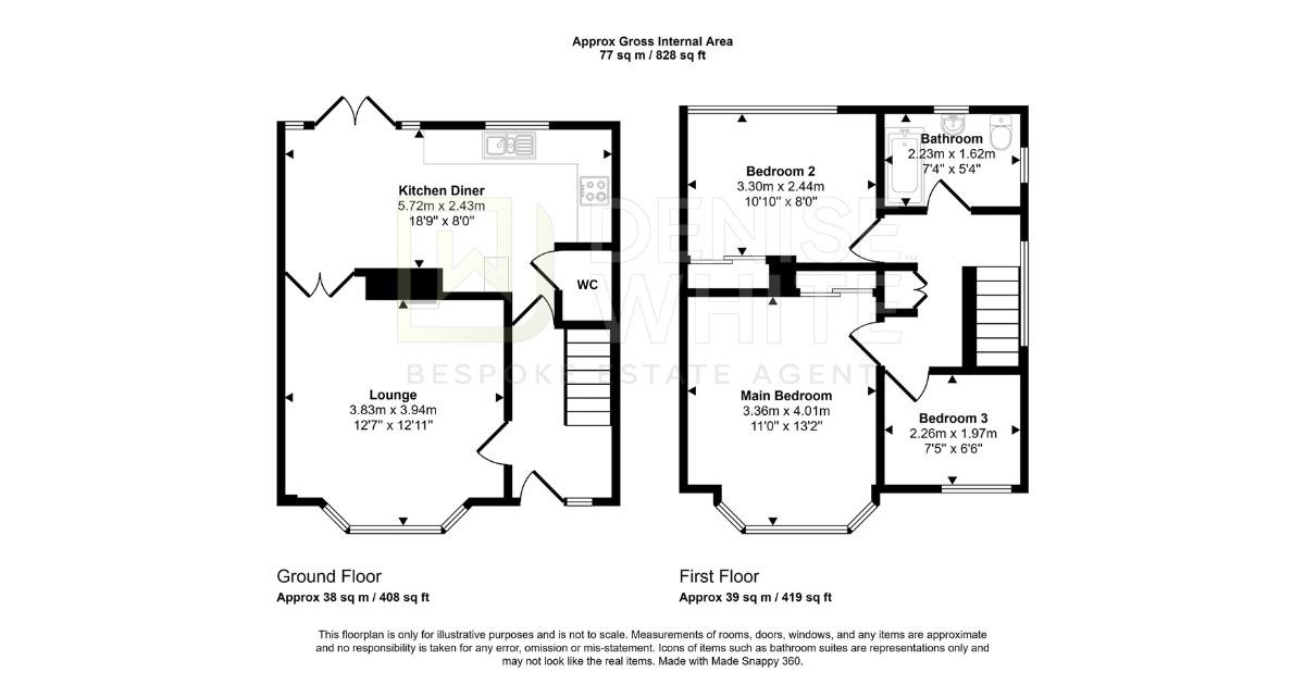 4, Melrose Avenue, Meir Heath Stoke-On-Trent floorplan