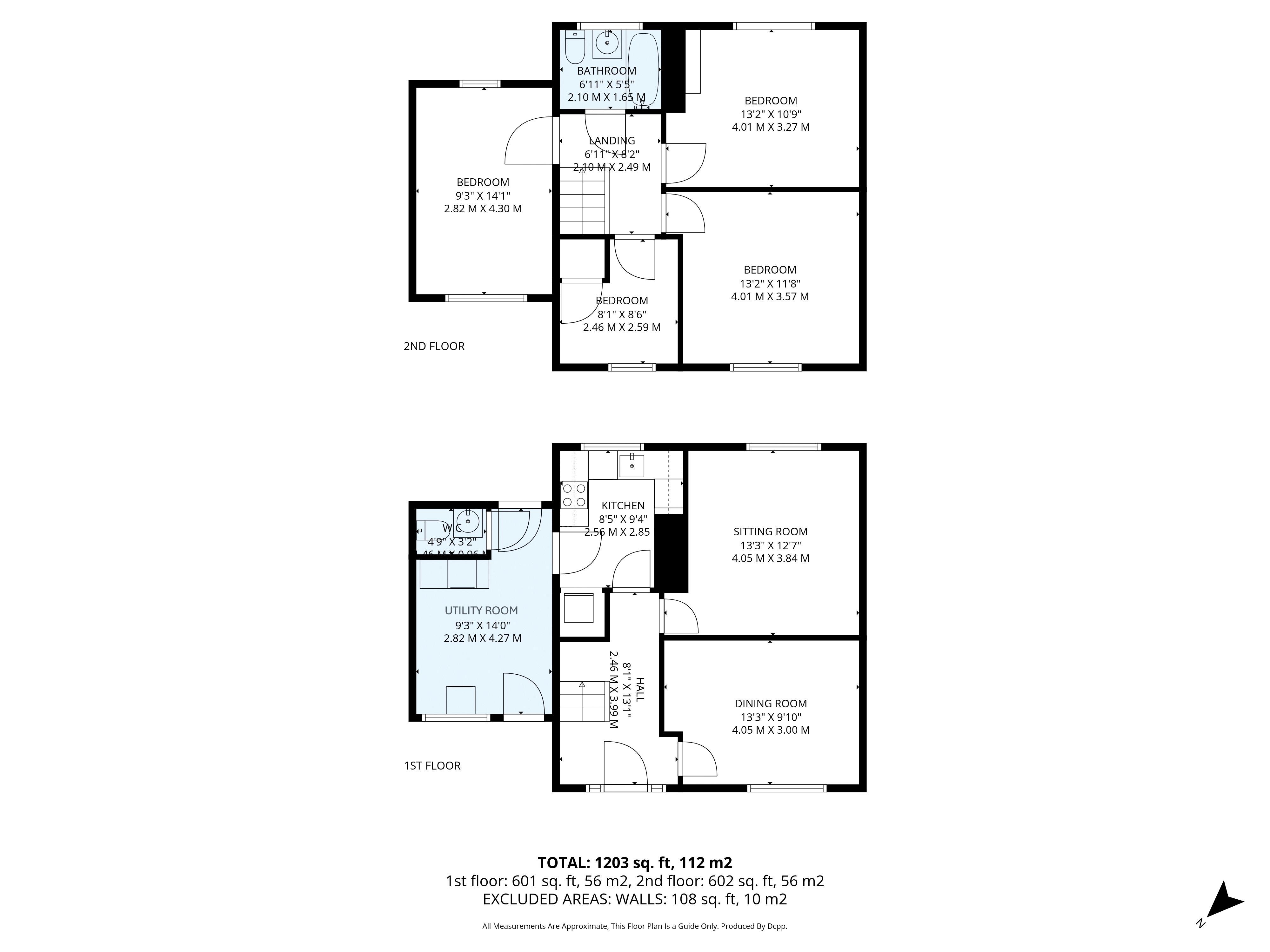 53, Severn Road, Bury St. Edmunds floorplan
