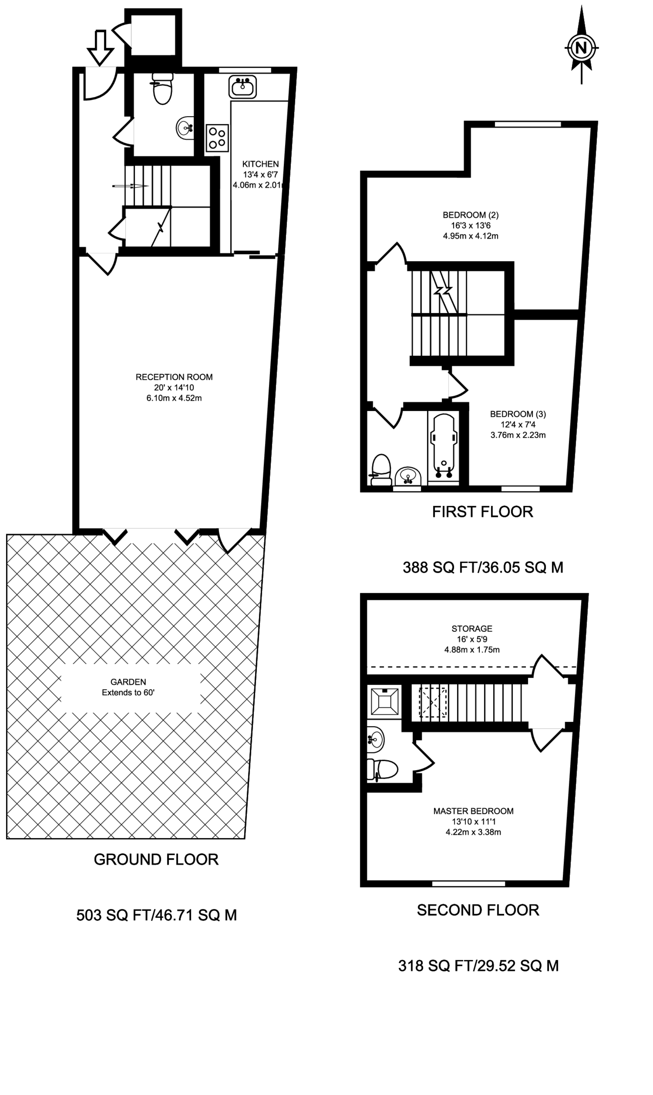 Colwood Gardens, Colliers Wood floorplan
