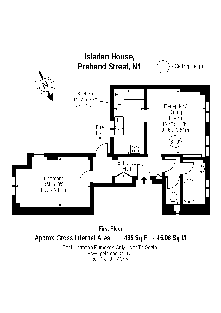 1 bed flat for sale in Prebend Street, Islington, London N1 Zoopla