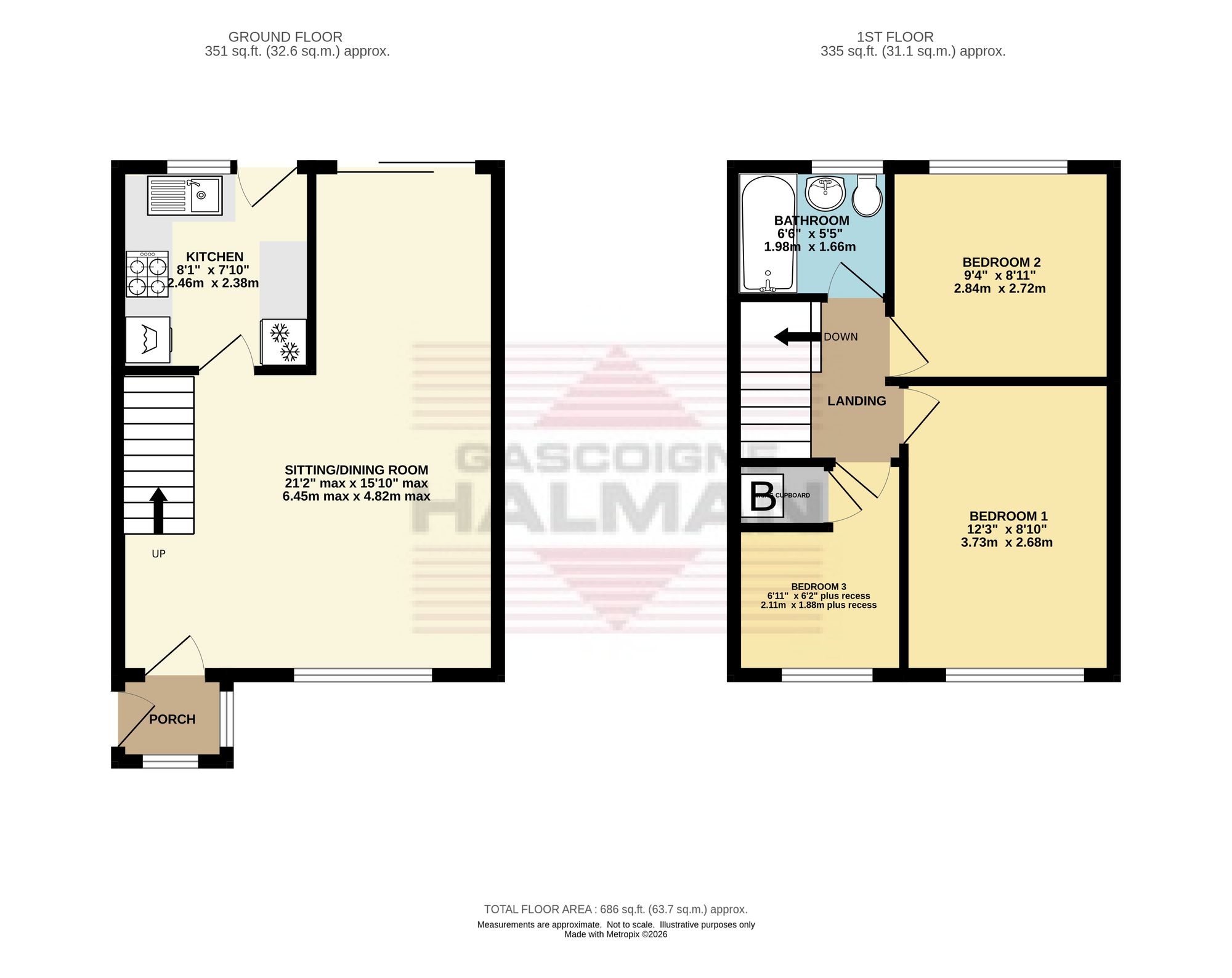 28 Thomas Street, Glossop floorplan