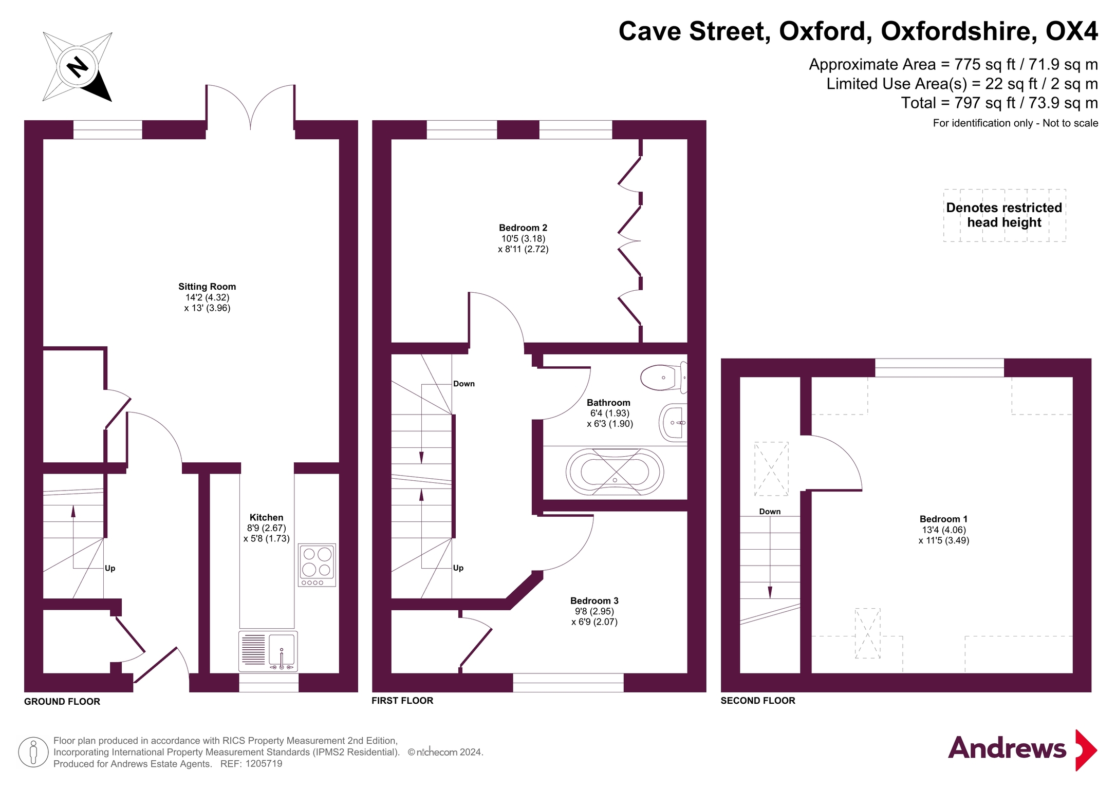 10, Cave Street, Oxfordshire floorplan