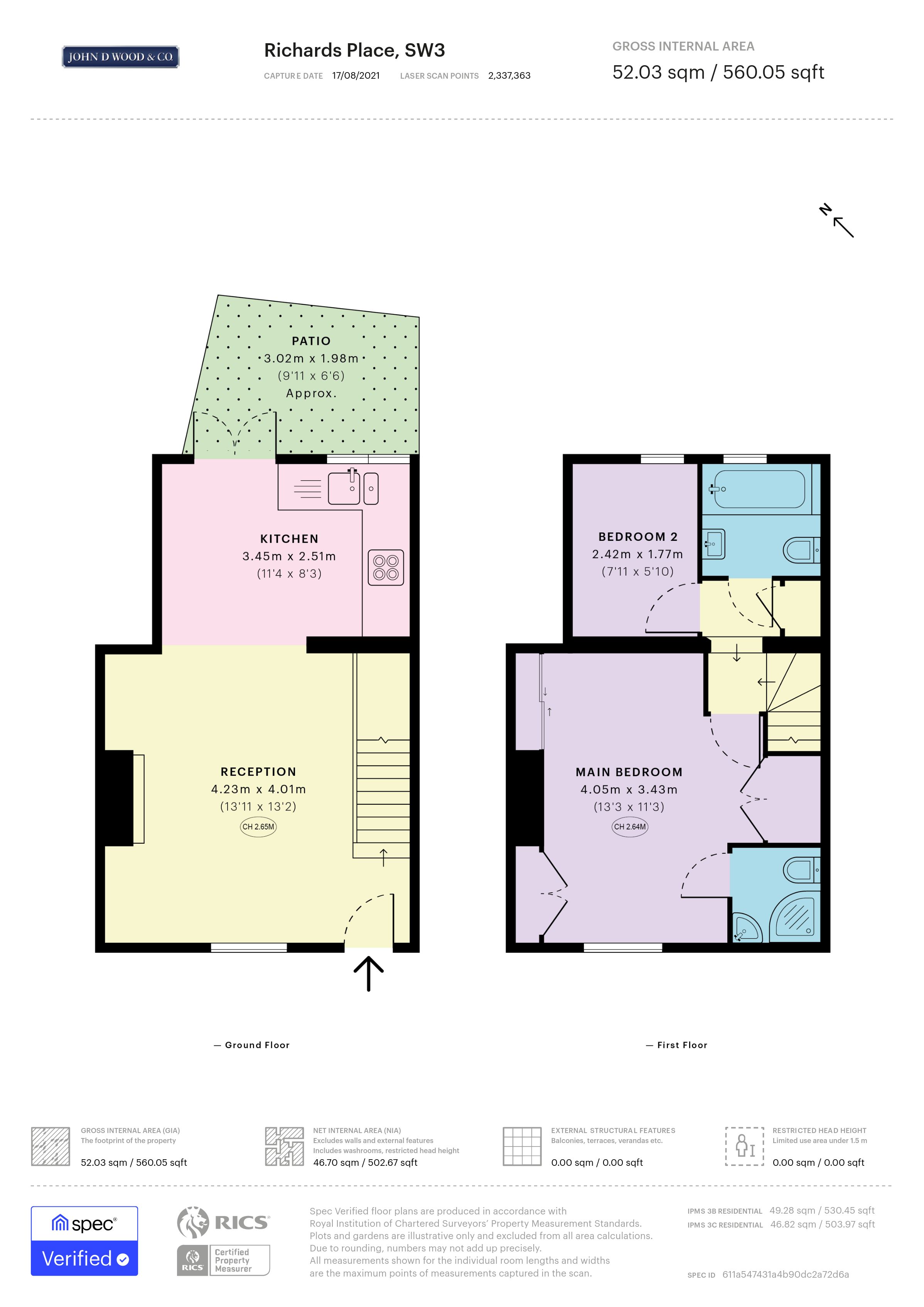 1, Richards Place, London floorplan