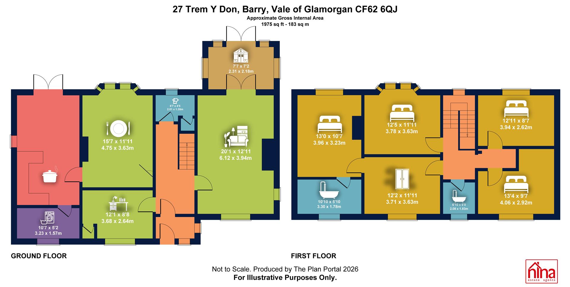 27, Trem Y Don, Barry floorplan
