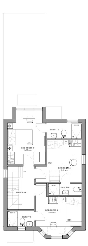 Room 4, 4, Bonham Road, BOURNEMOUTH floorplan
