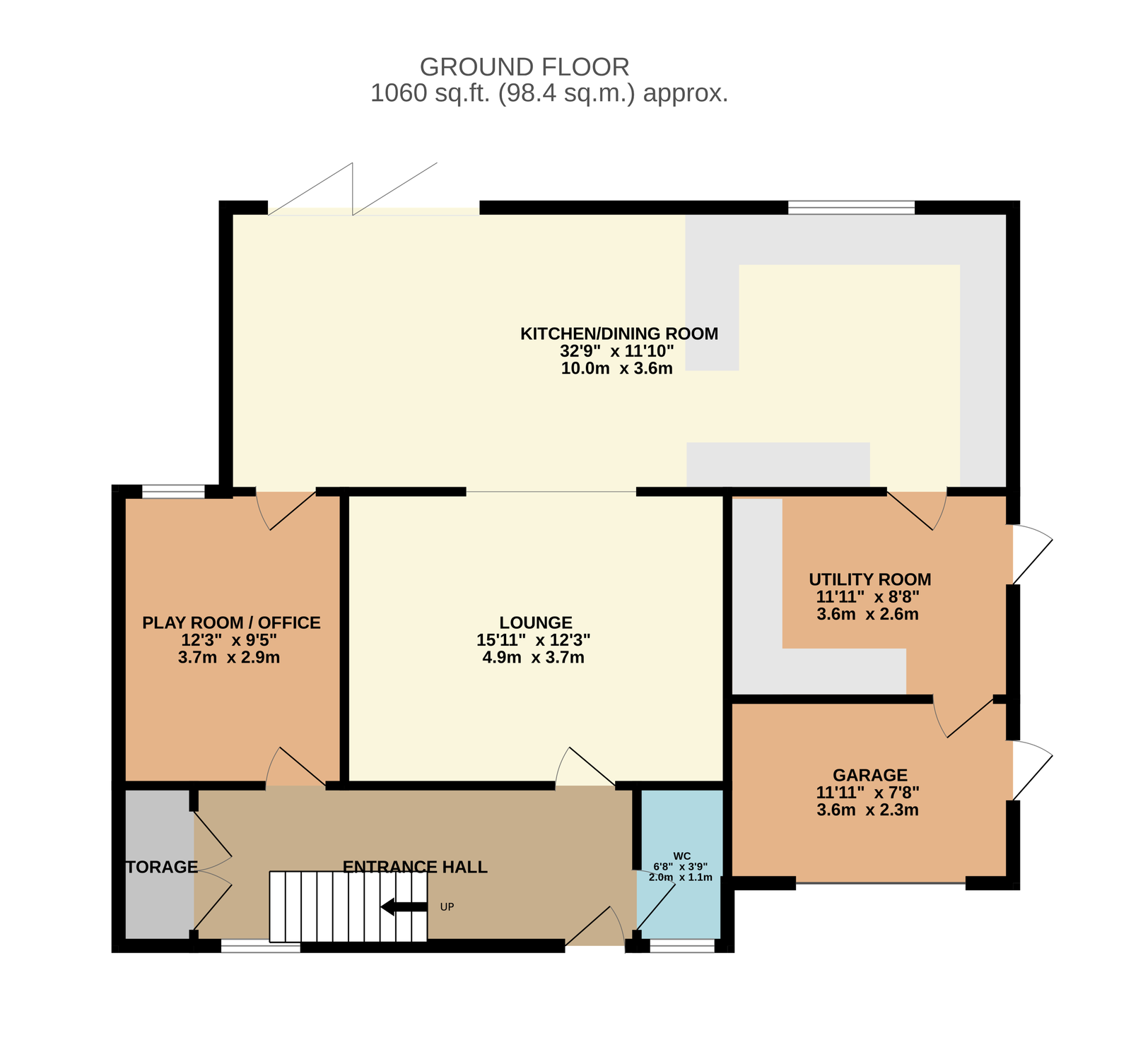 2, School Lane, Sandbach floorplan