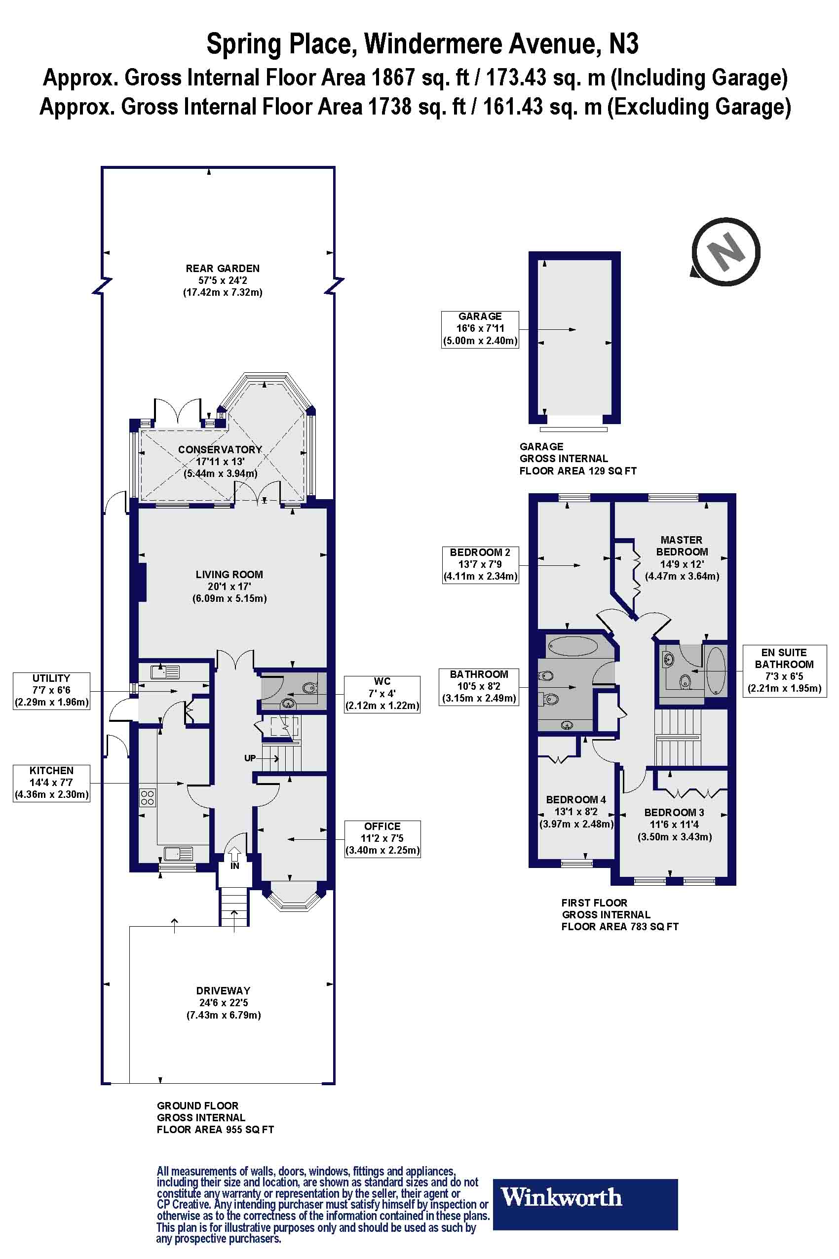 9, Spring Place, Finchley floorplan