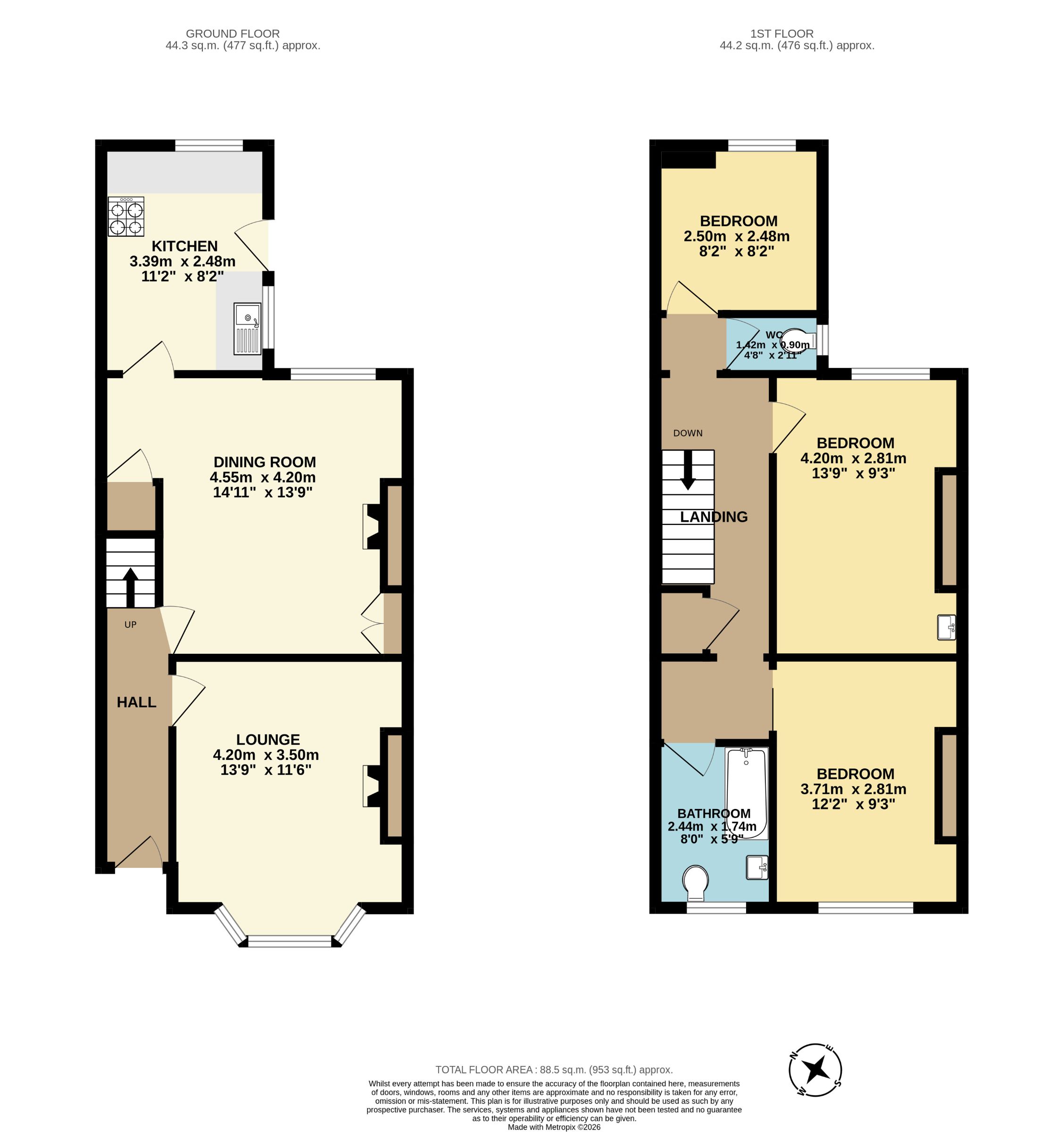 3 Elmbank Road, Paignton floorplan