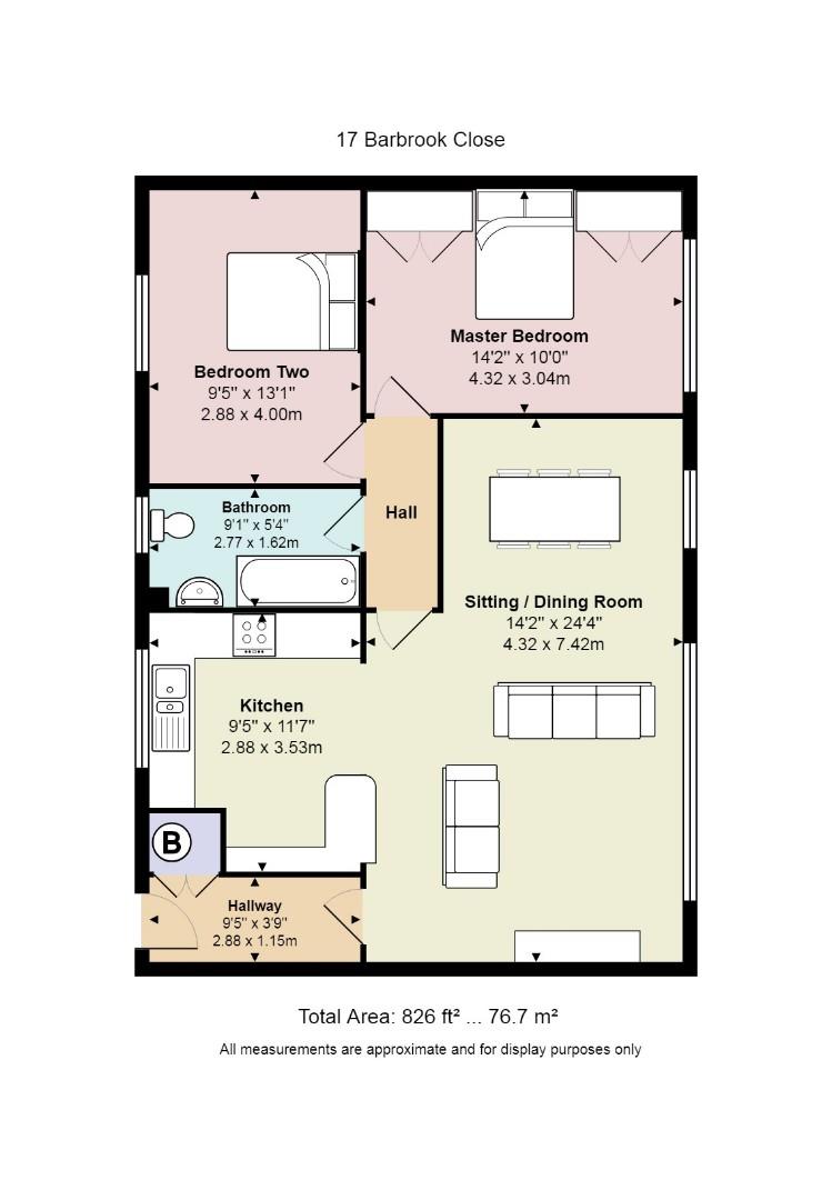 2 Bedrooms Flat to rent in Barbrook Close, Lisvane, Cardiff CF14
