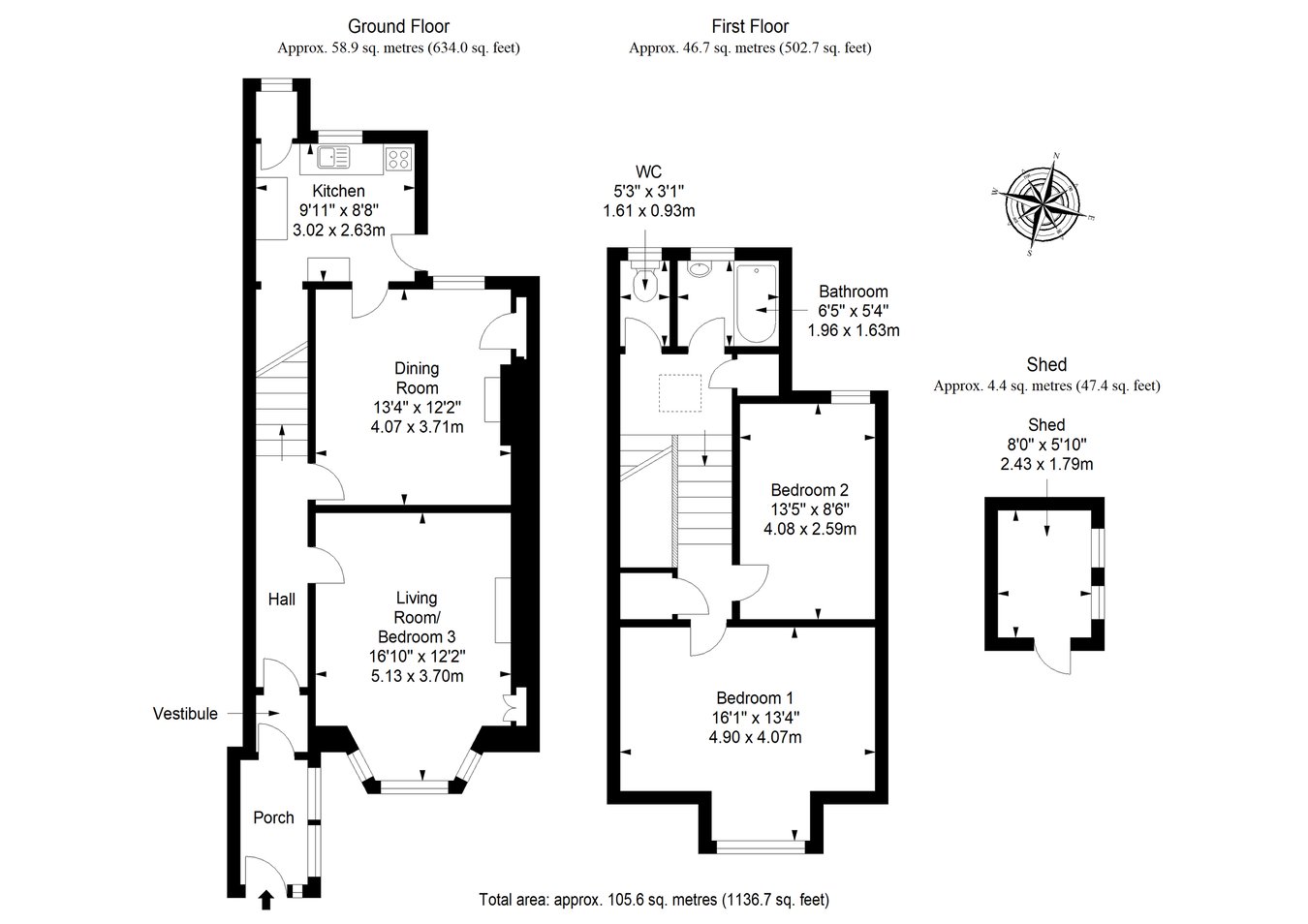 7, Durham Terrace, Leven floorplan