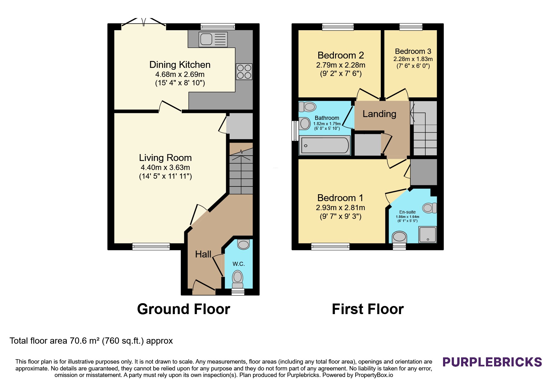 6, Dover Close, Duston, Northampton floorplan
