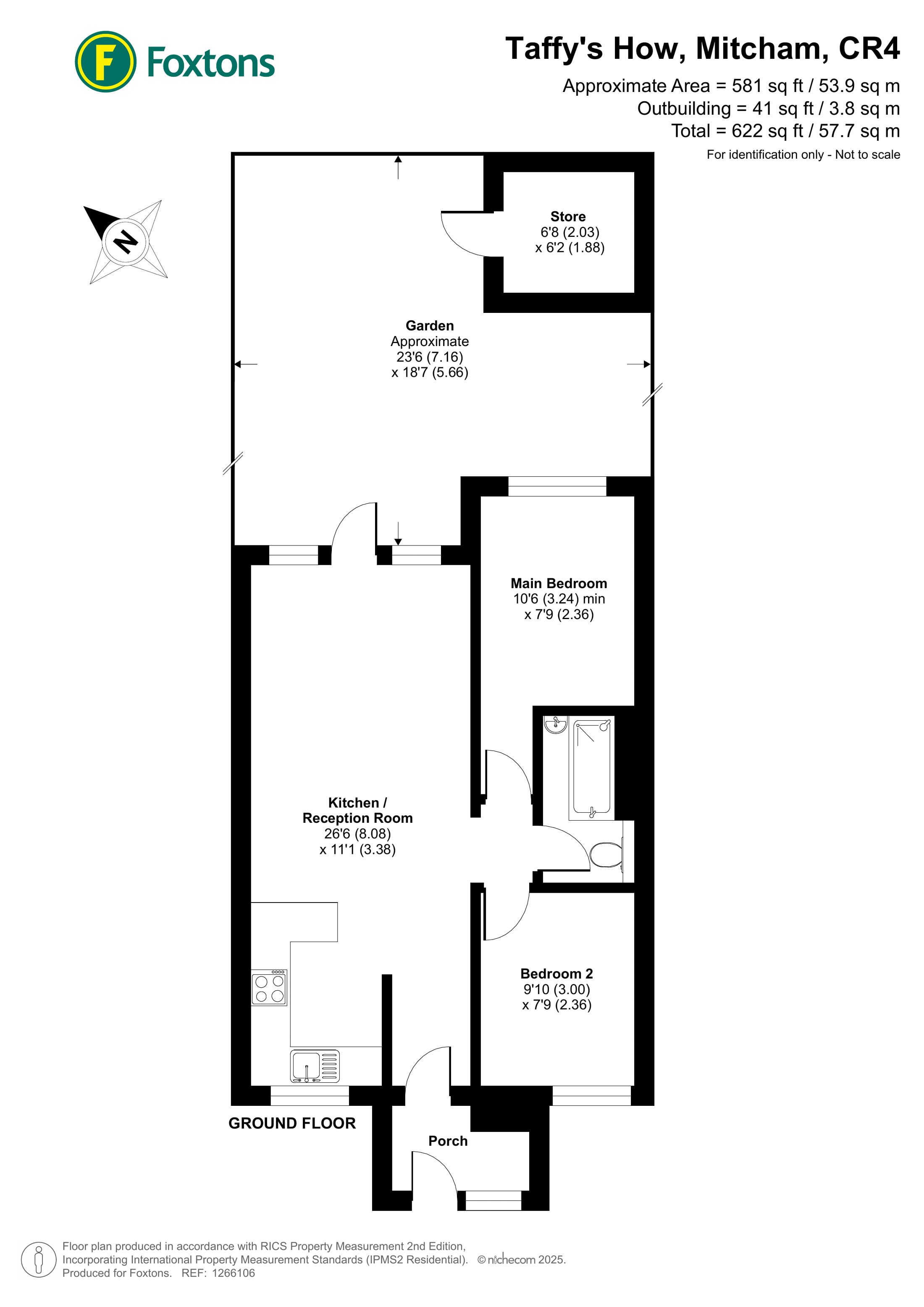 Taffy's How, Mitcham floorplan
