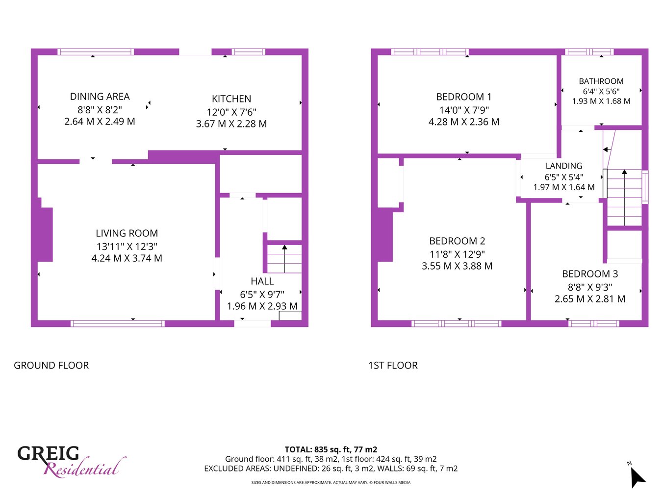 26, Dale Crescent, Irvine floorplan