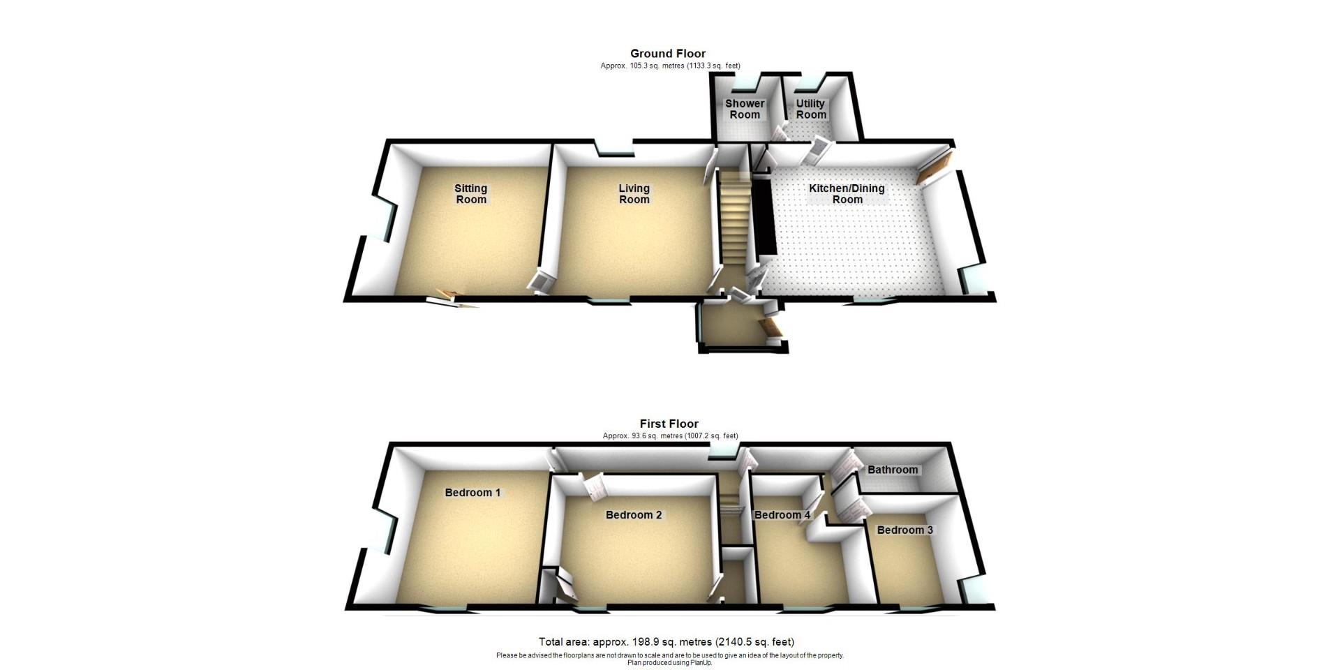 Newton Park Farm House, Mitford, Morpeth floorplan