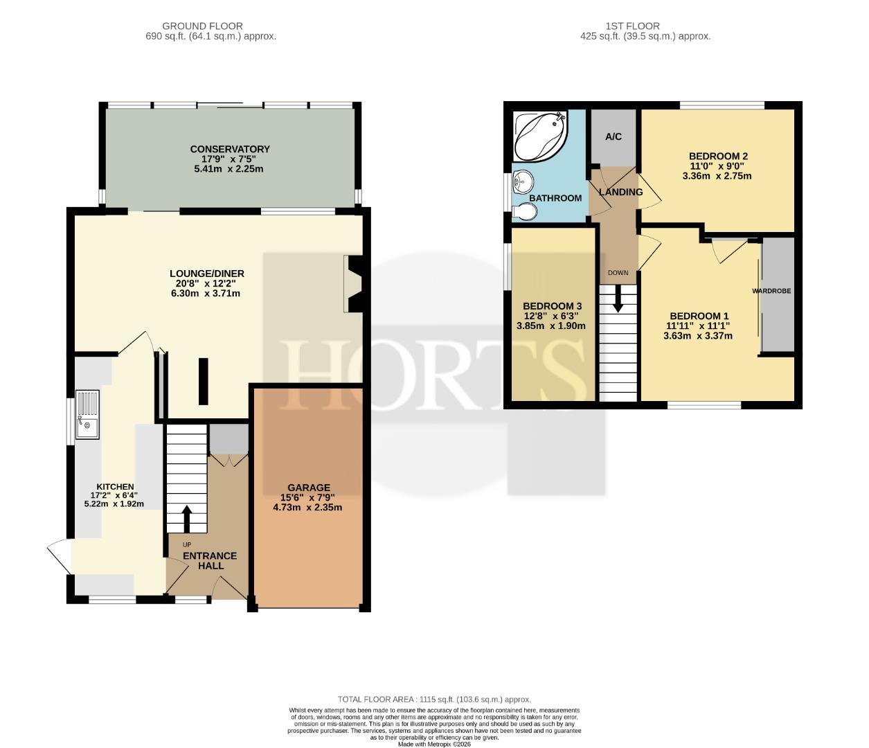 58, Willow View, Northampton floorplan