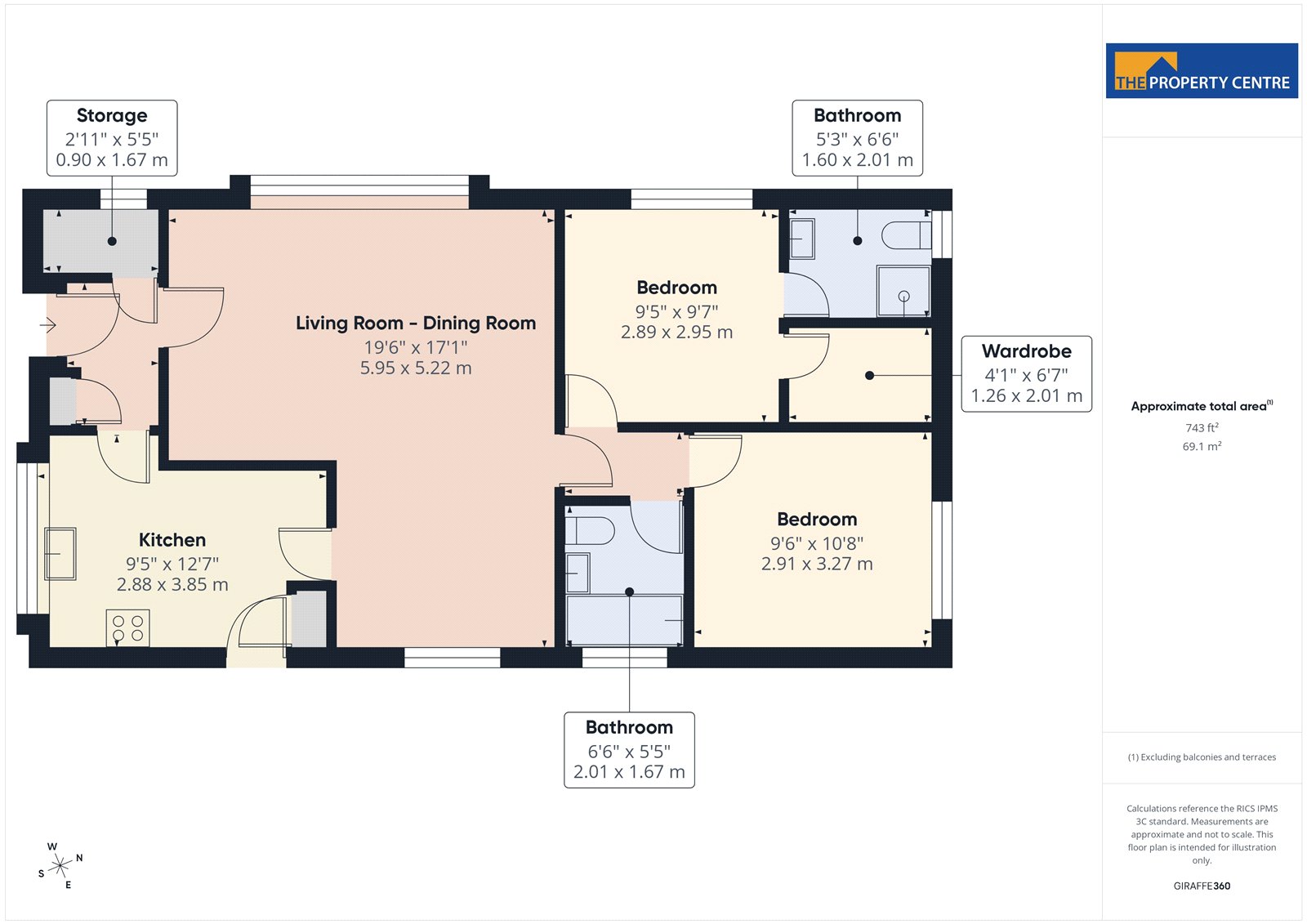 108, Staverton Park, Cheltenham floorplan