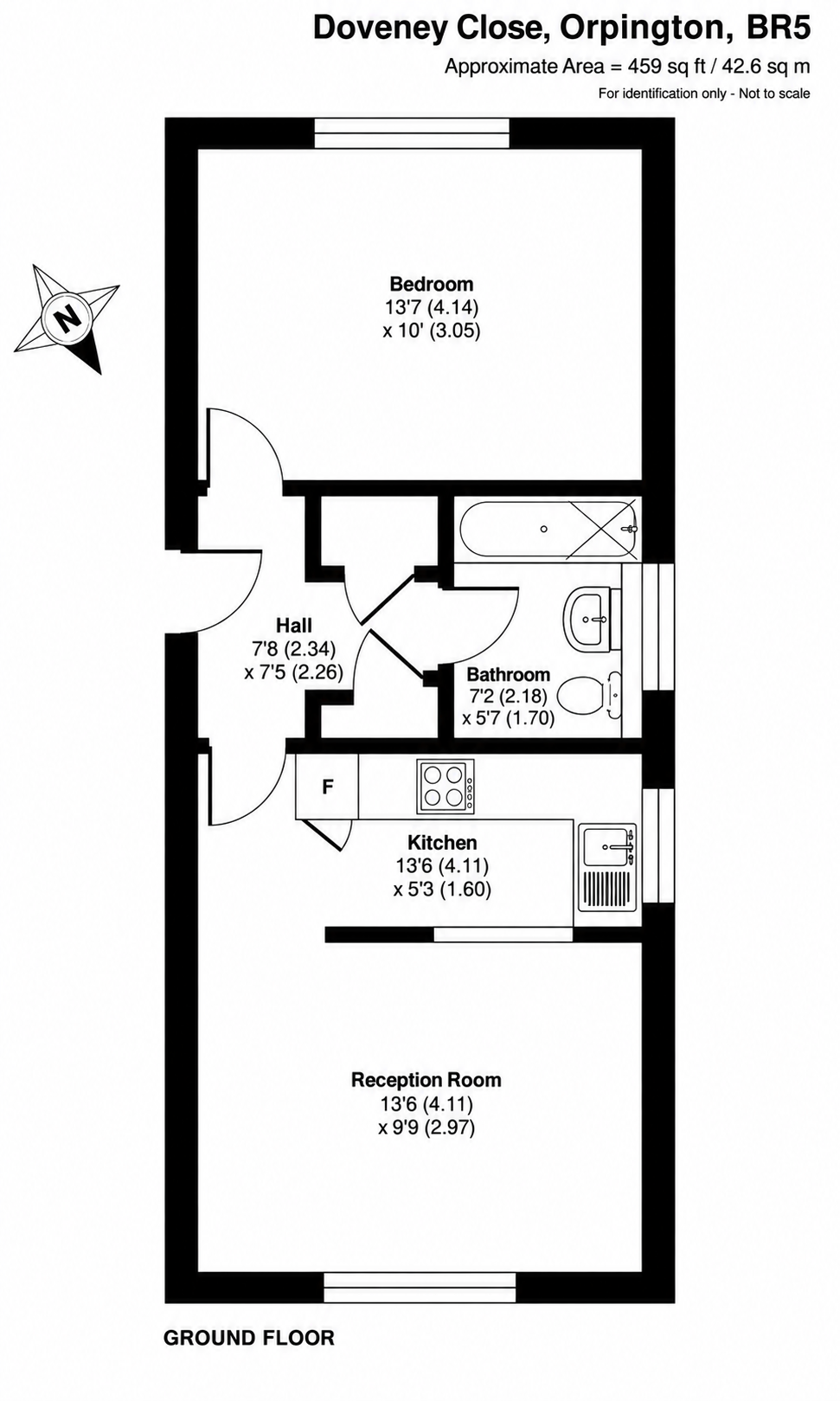 6, Doveney Close, Orpington floorplan