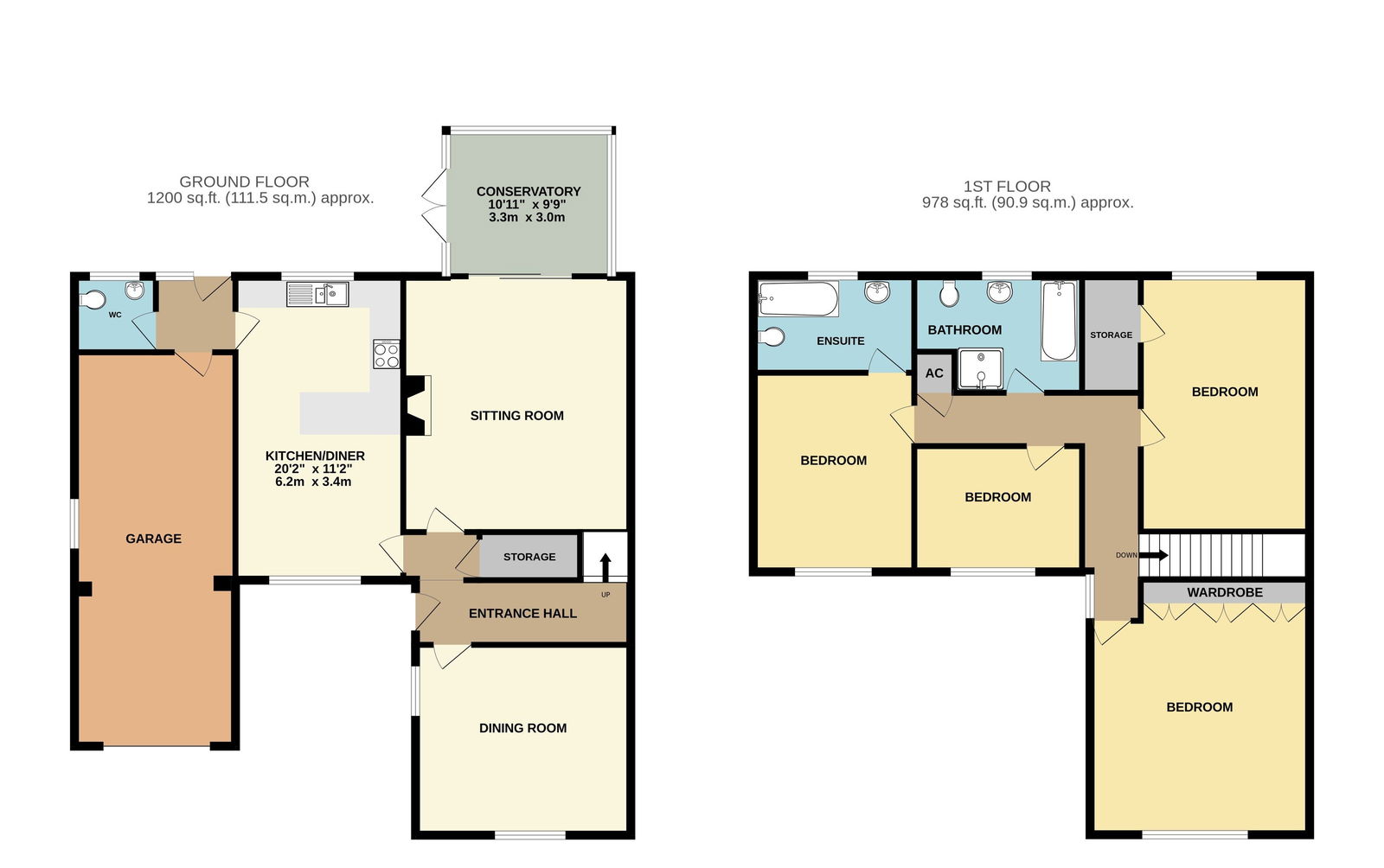 Newlands, Ledbury floorplan