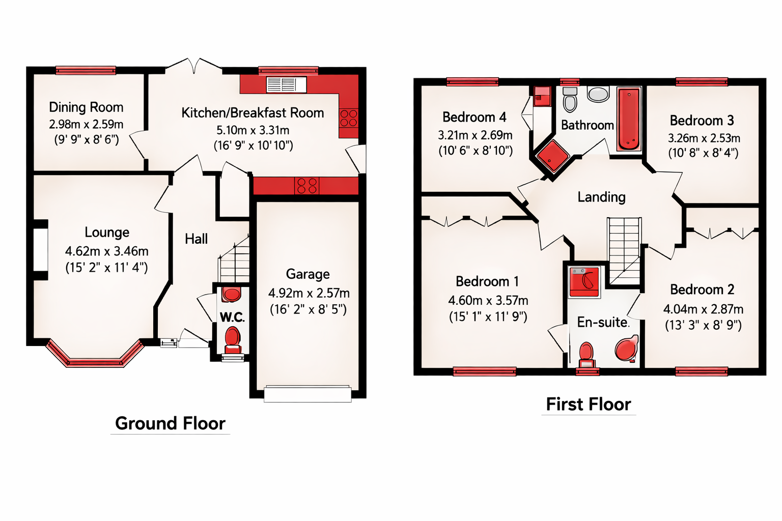 14, Blunstone Close, Cheshire floorplan