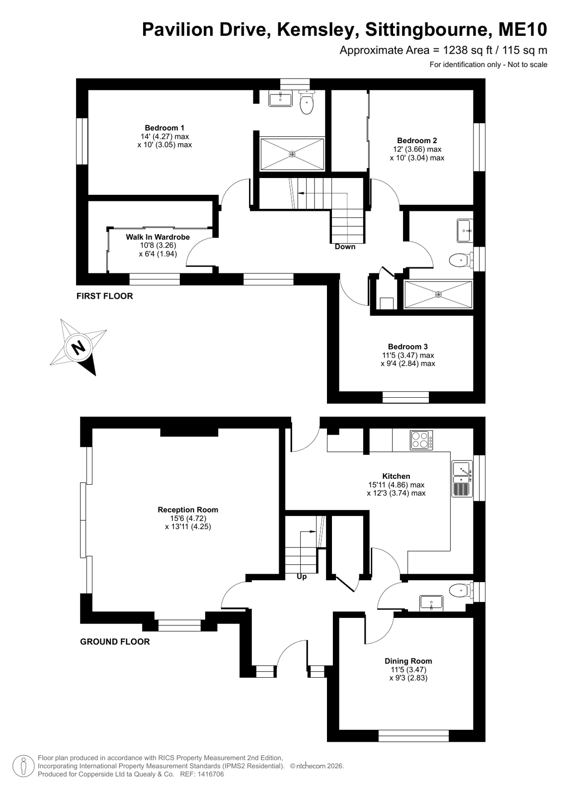 24, Pavilion Drive, Sittingbourne floorplan