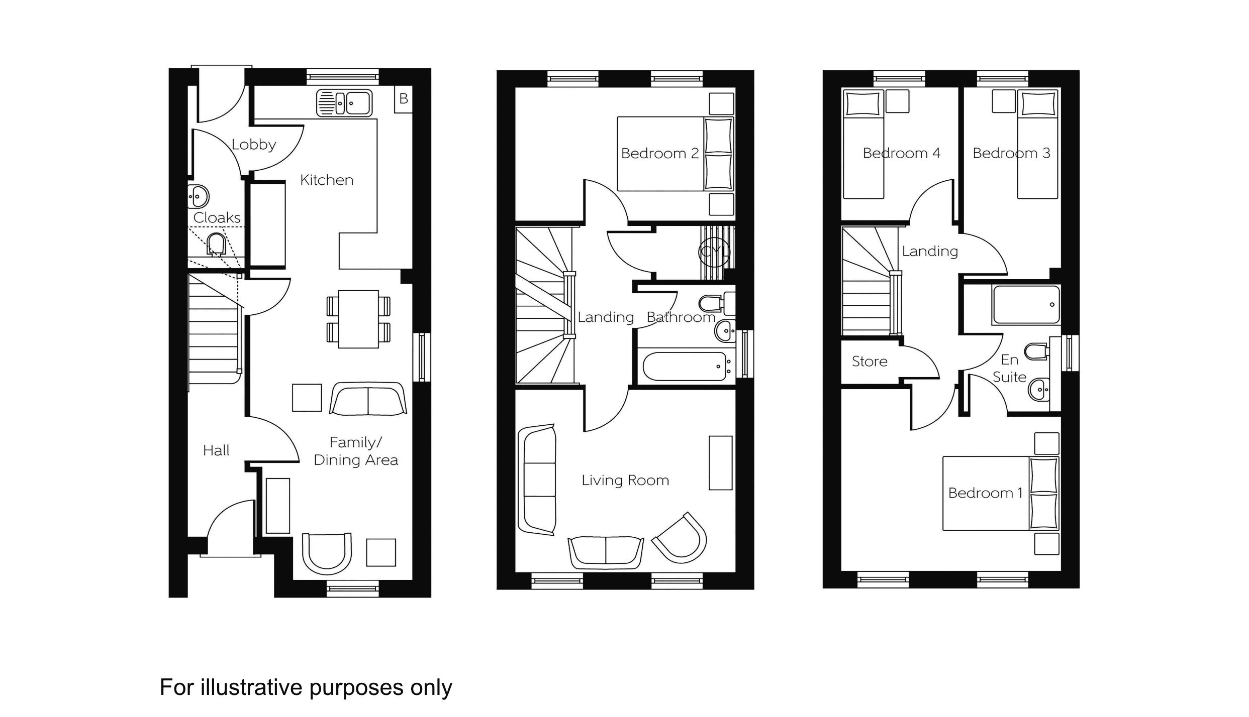 16, Allen Way, Lichfield floorplan