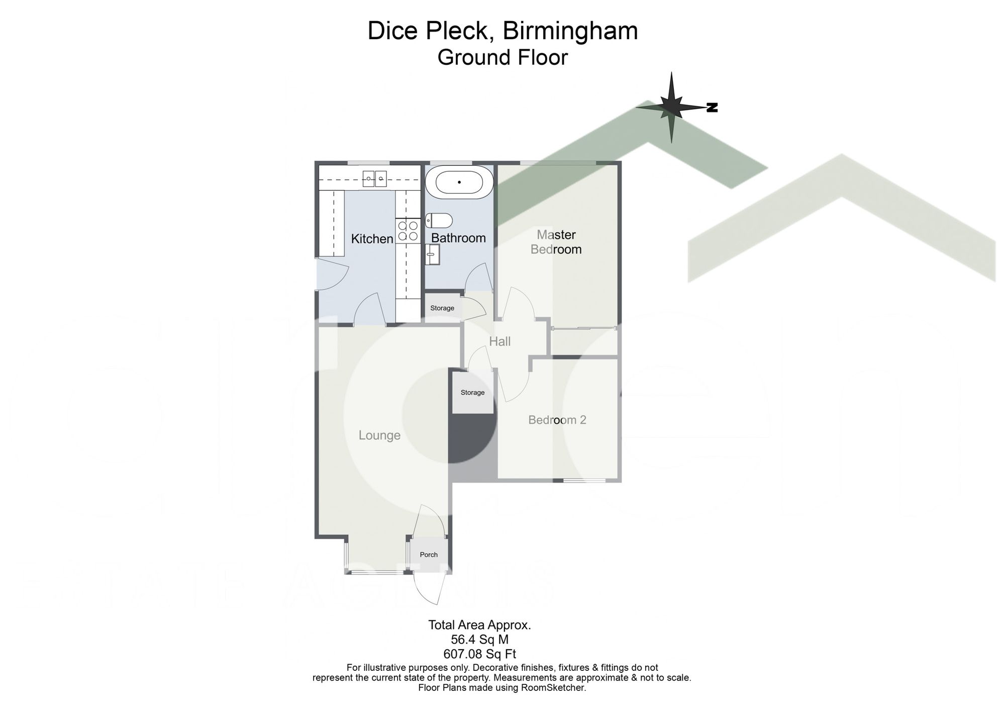 33 Dice Pleck, Birmingham floorplan