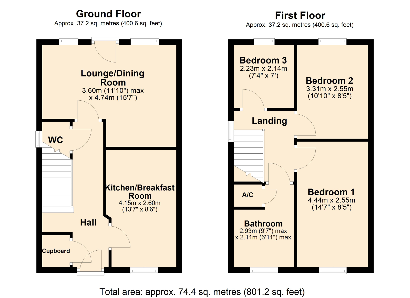 56 Davey Road, Tewkesbury floorplan
