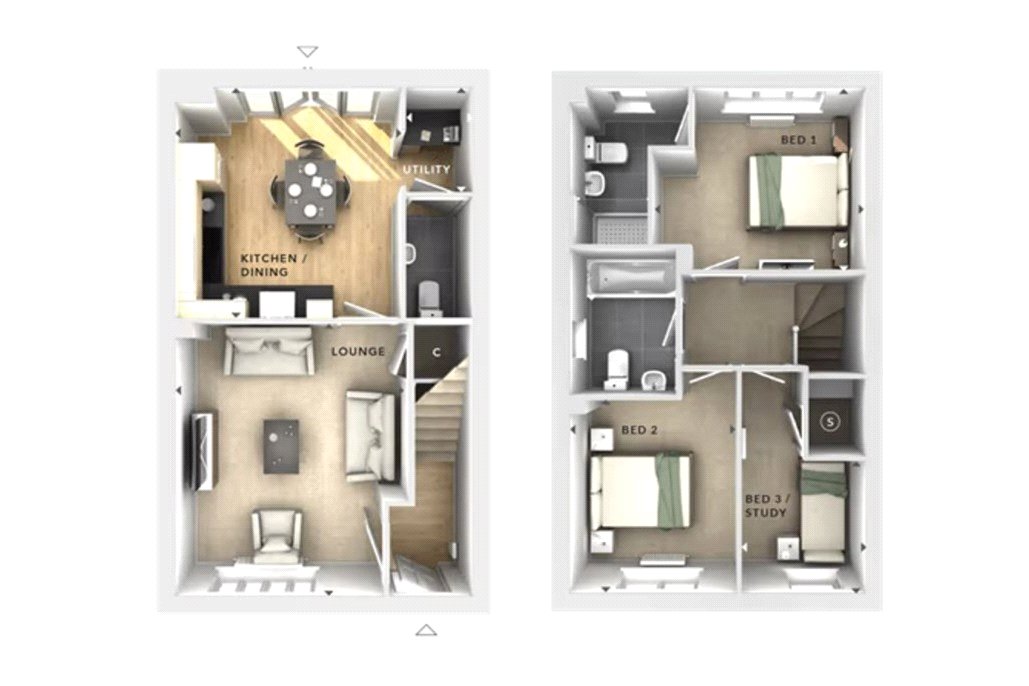 Plot 529 The Byron,, Bloor Homes At Maplewood Park, Off Winchester Road floorplan