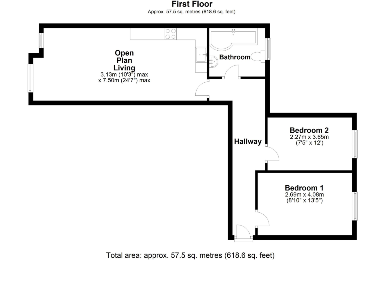 Coleridge Court,Apartment 4, Burns Road, Royston floorplan